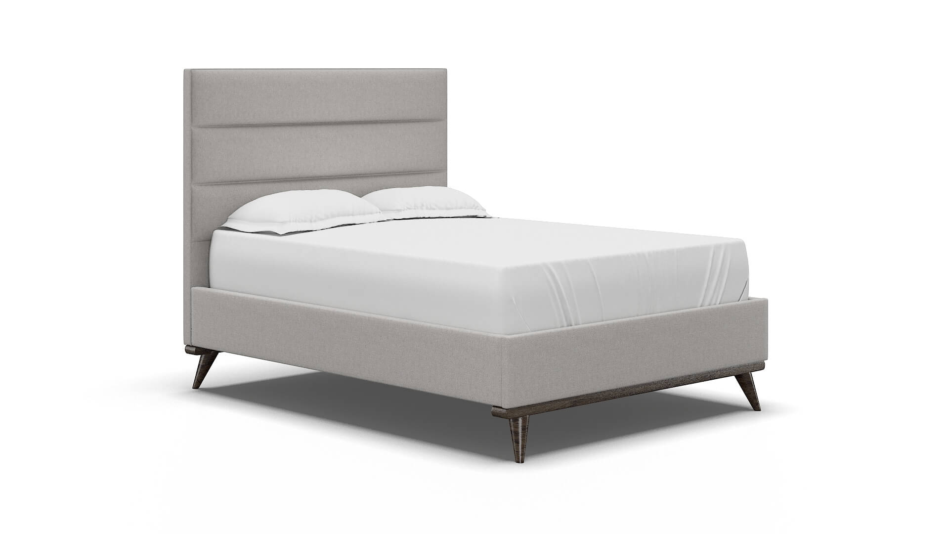 Isla Cosmo Silver Bed espresso legs 2