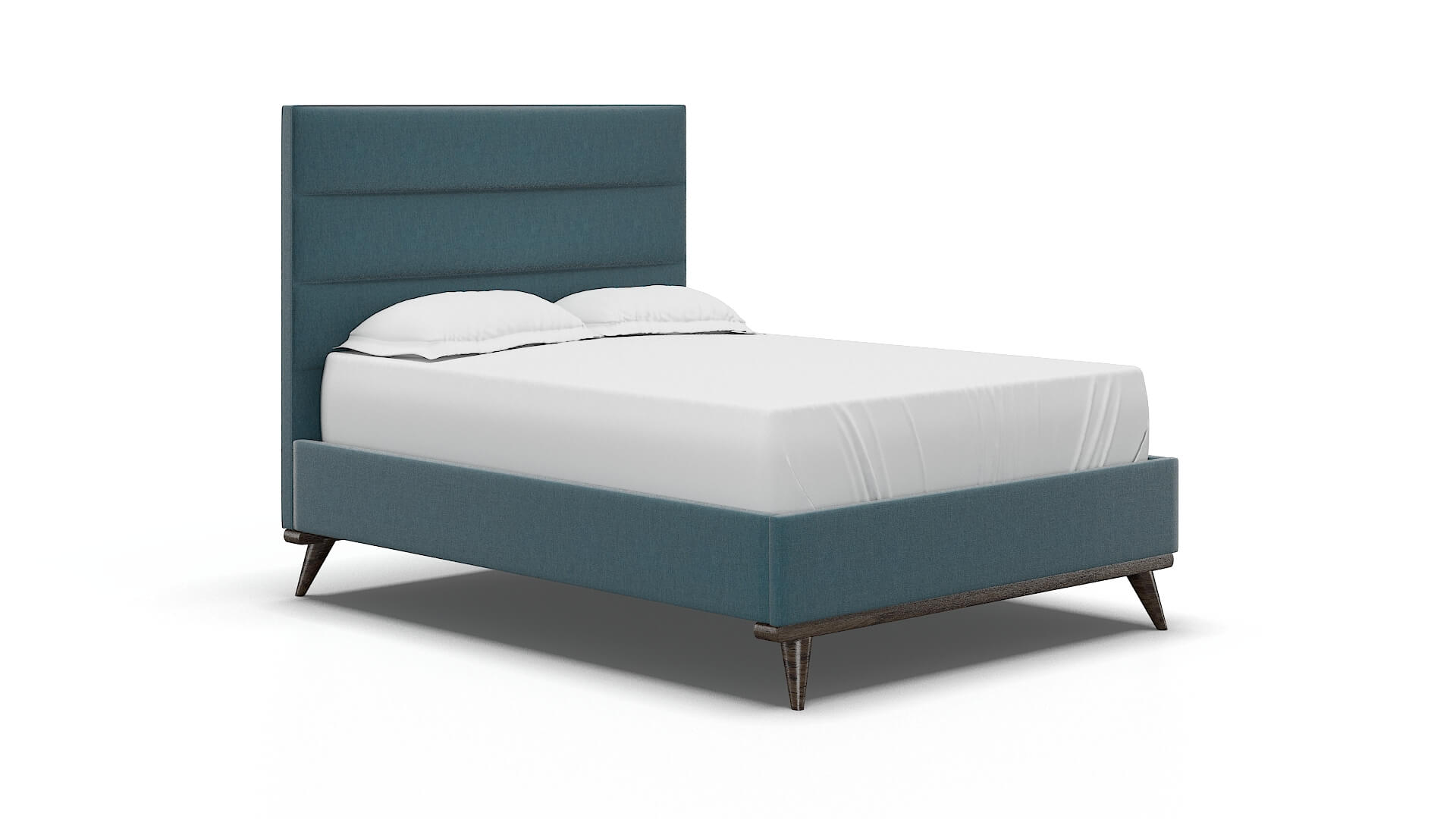 Isla Cosmo Teal Bed espresso legs 2