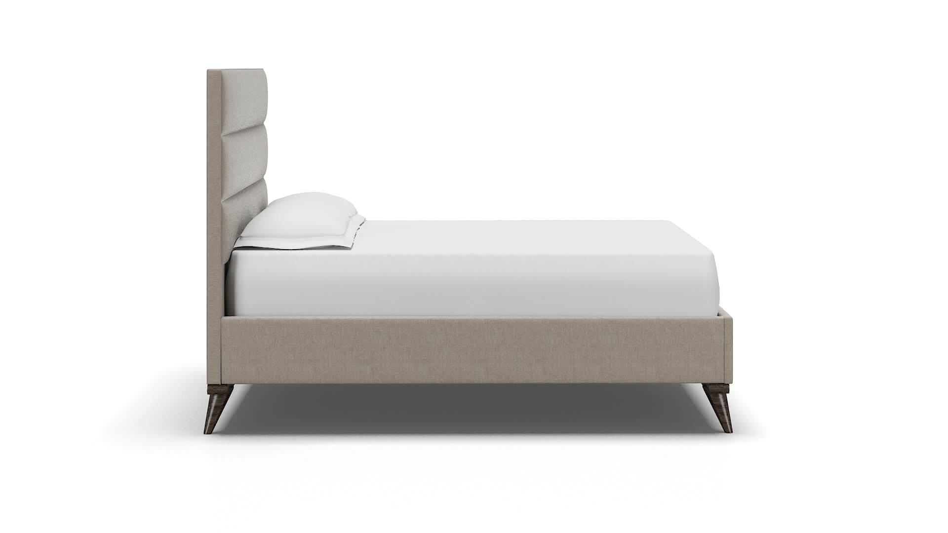 Isla Derby Linen Bed espresso legs 3