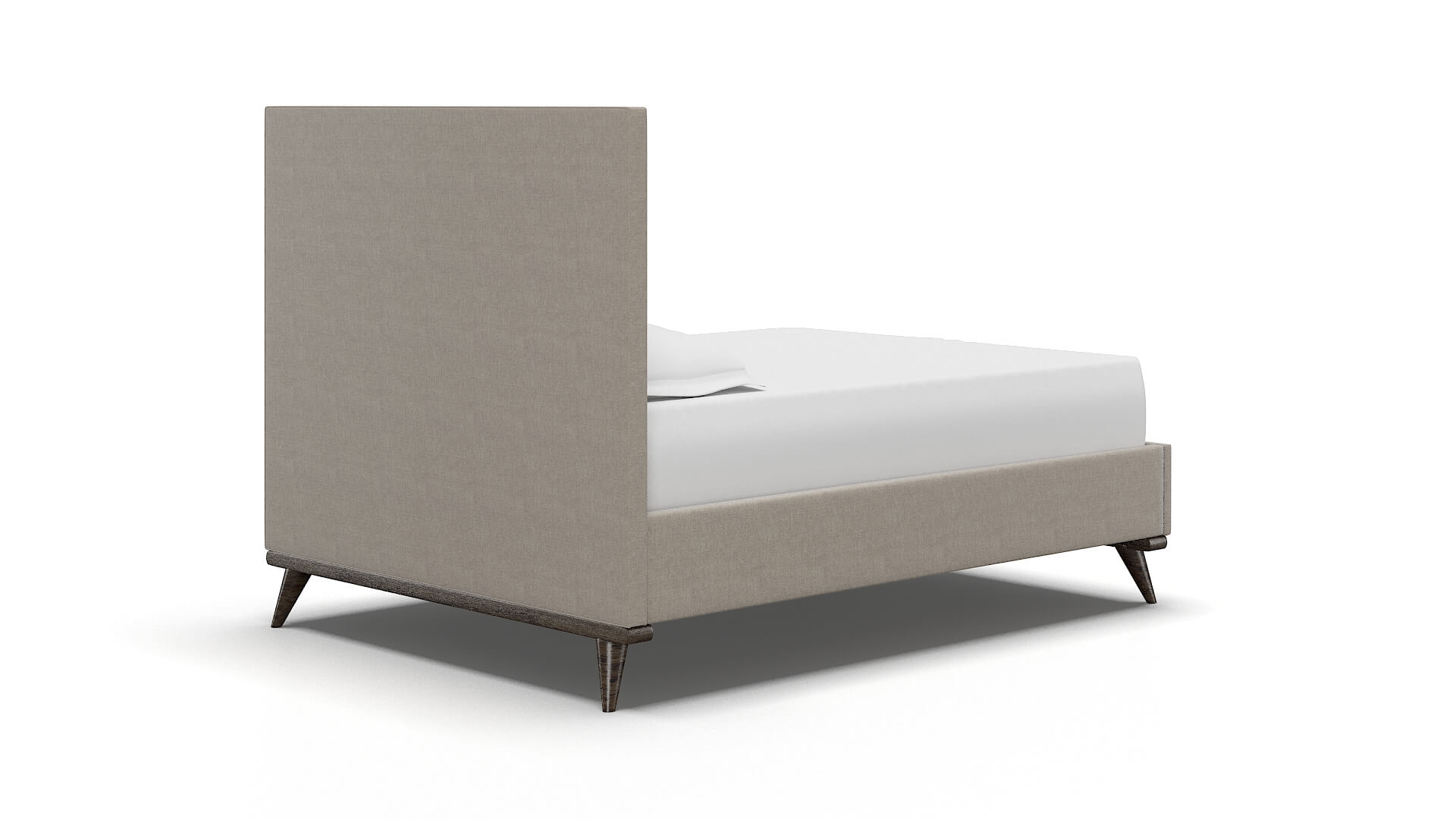 Isla Derby Linen Bed espresso legs 4