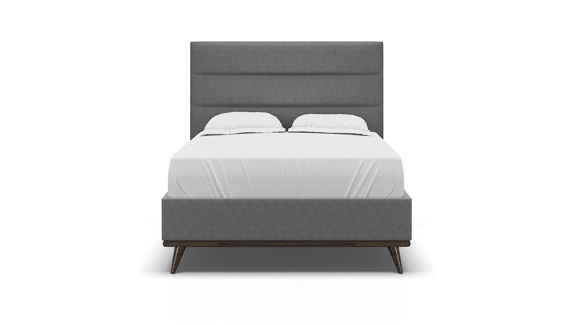 Isla Dream_d Charcoal Bed espresso legs 1
