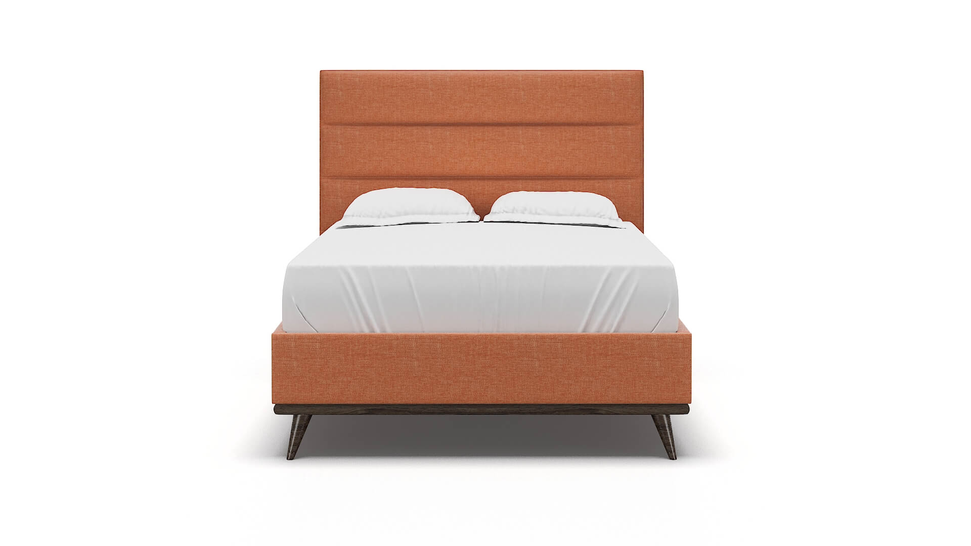 Isla Durham Tangerine Bed espresso legs 1