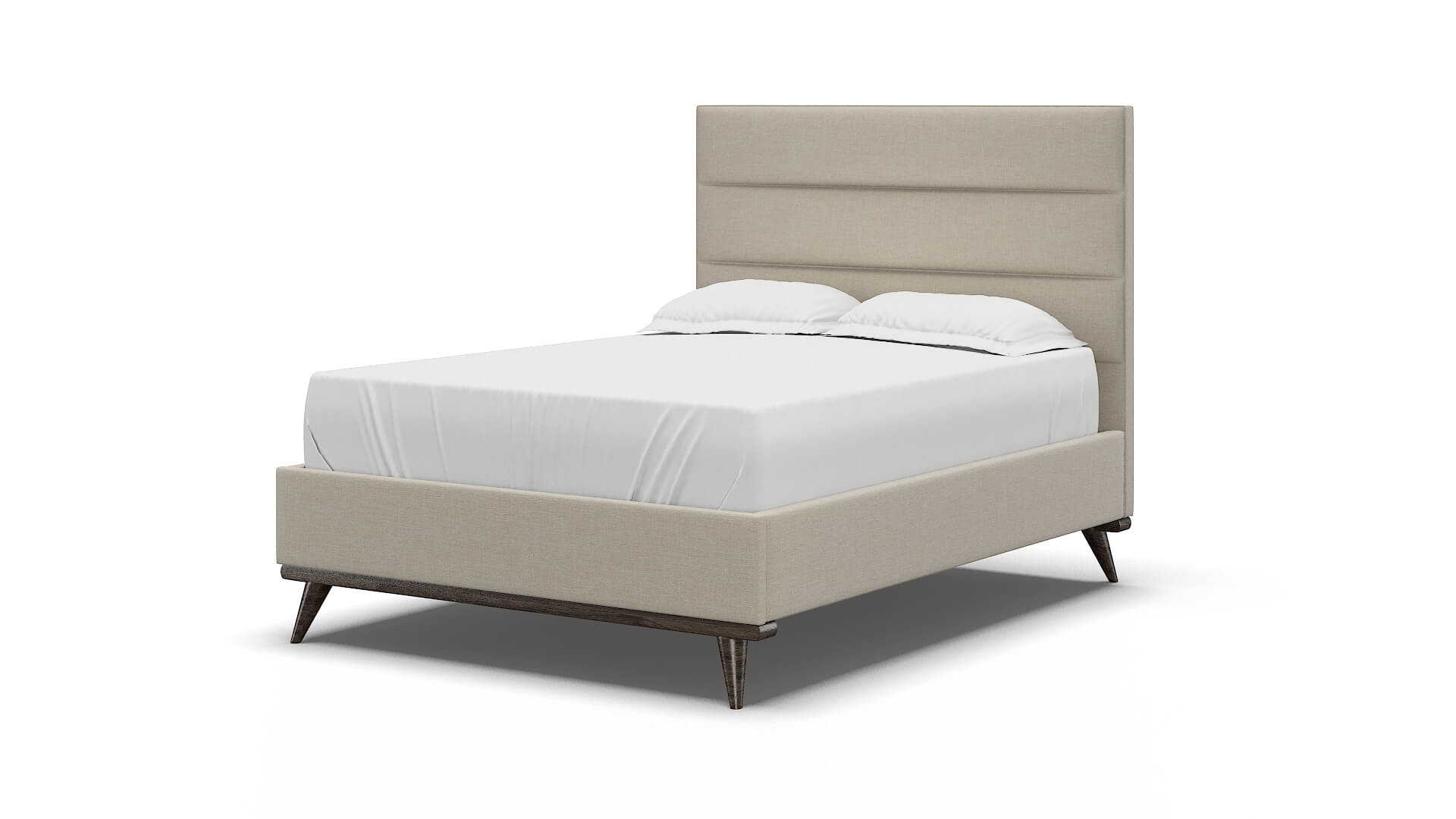 Isla Keylargo Almond Bed espresso legs 5