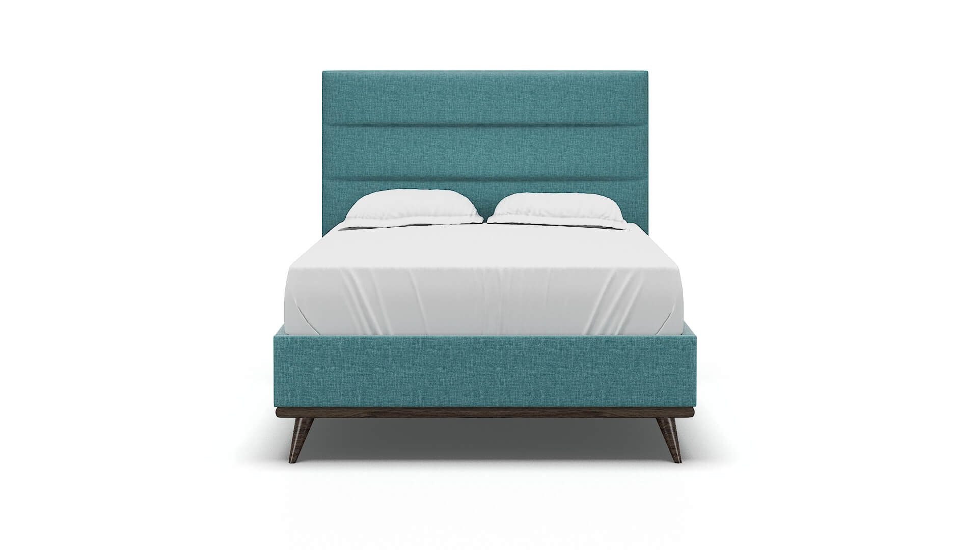 Isla Keylargo Teal Bed espresso legs 1