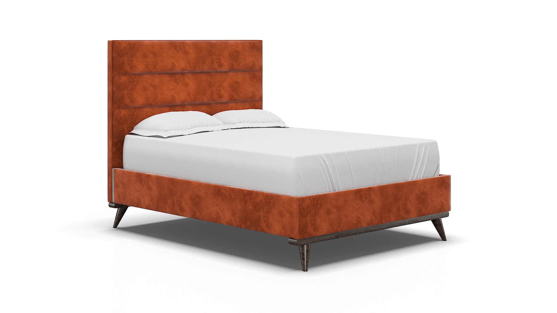 Isla Loft Copper Bed espresso legs 2
