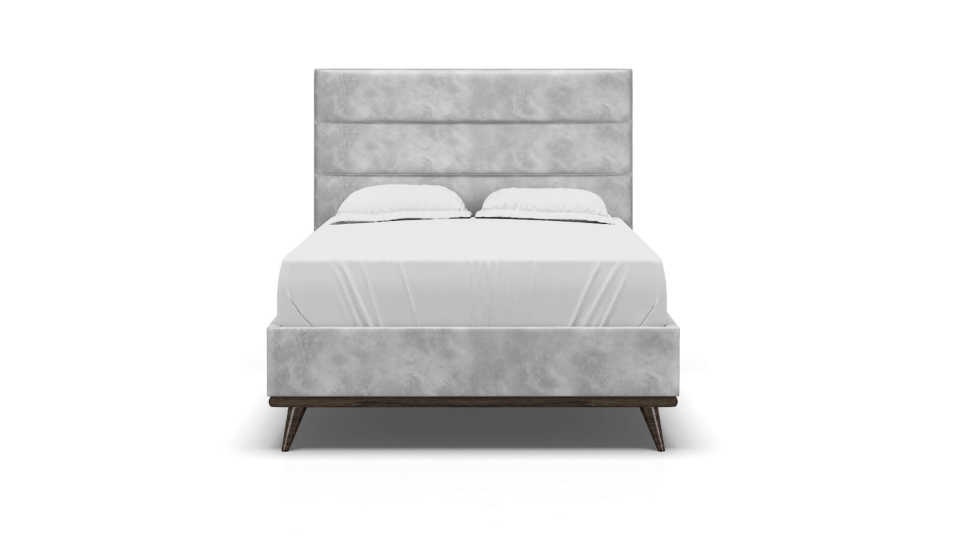 Isla Loft Snowfall Bed espresso legs 1