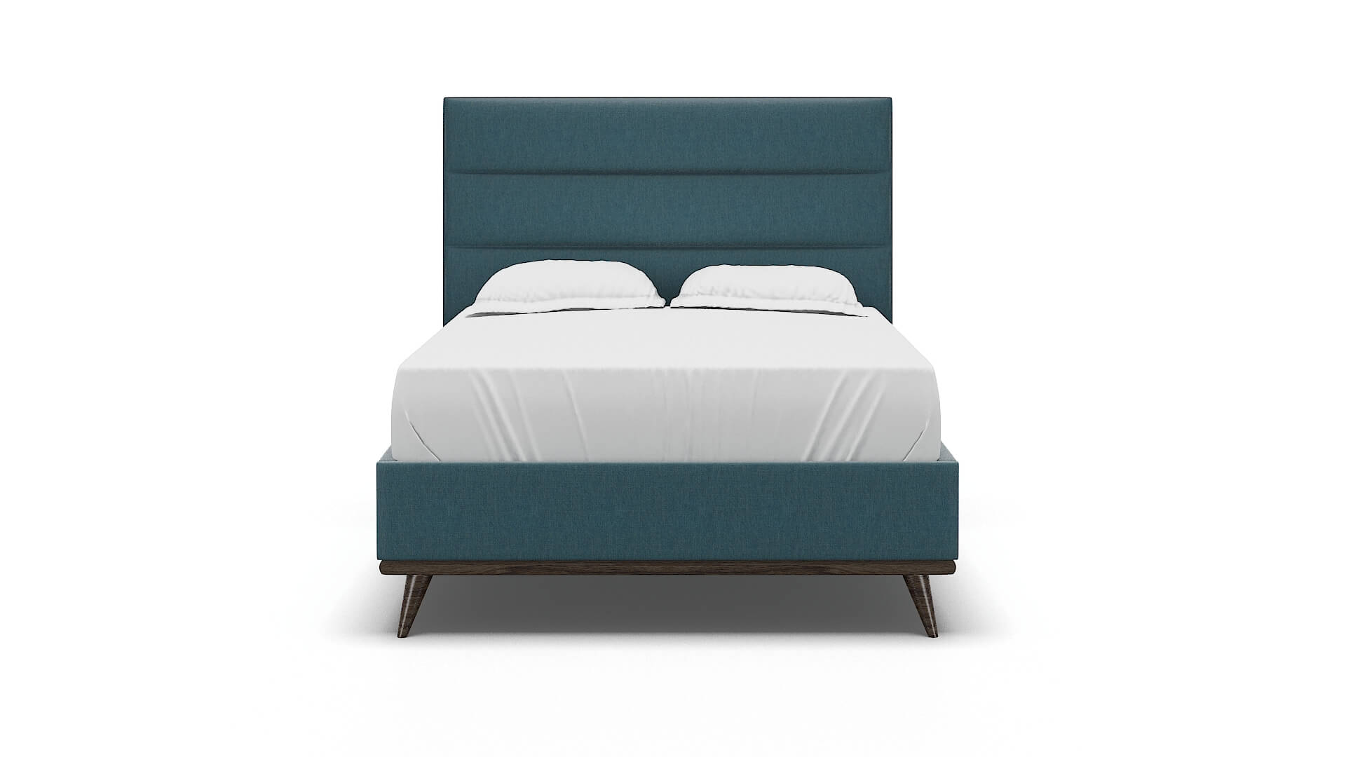 Isla Merit Peacock Bed espresso legs 1