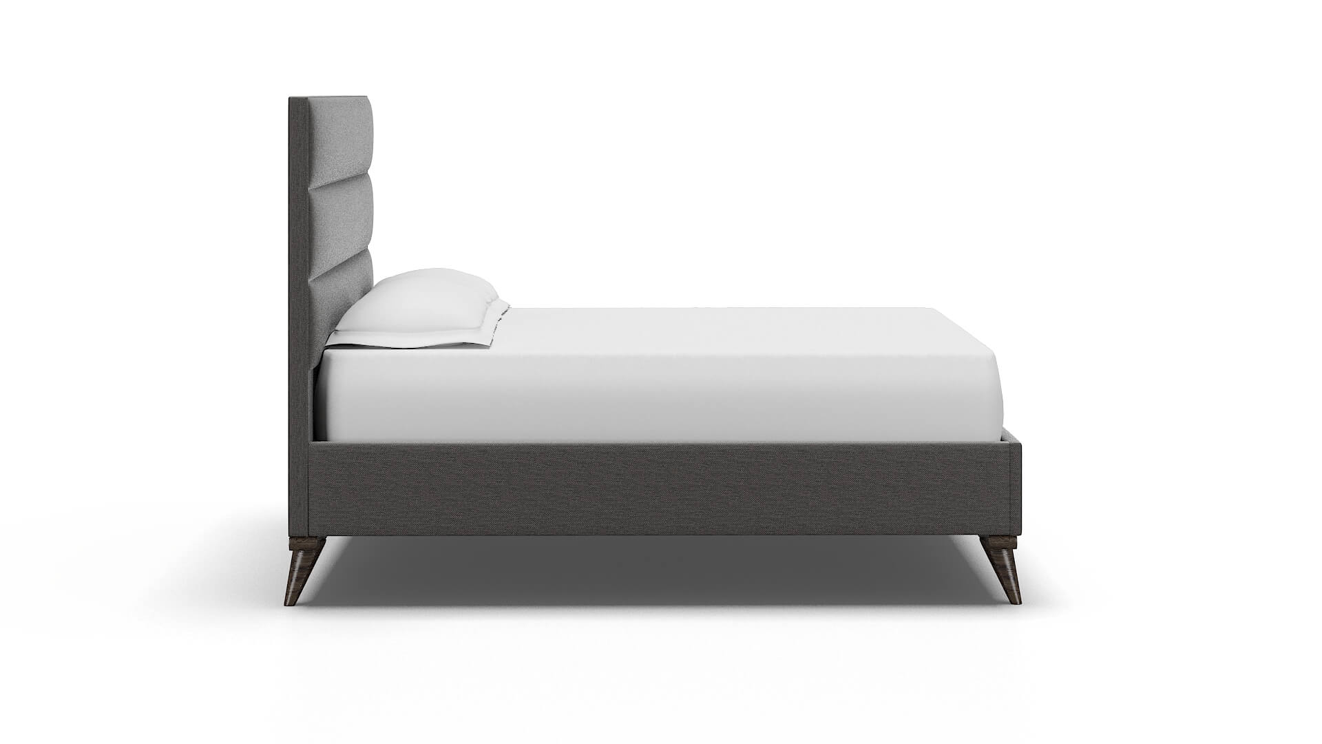 Isla Oscar Charcoal Bed espresso legs 3