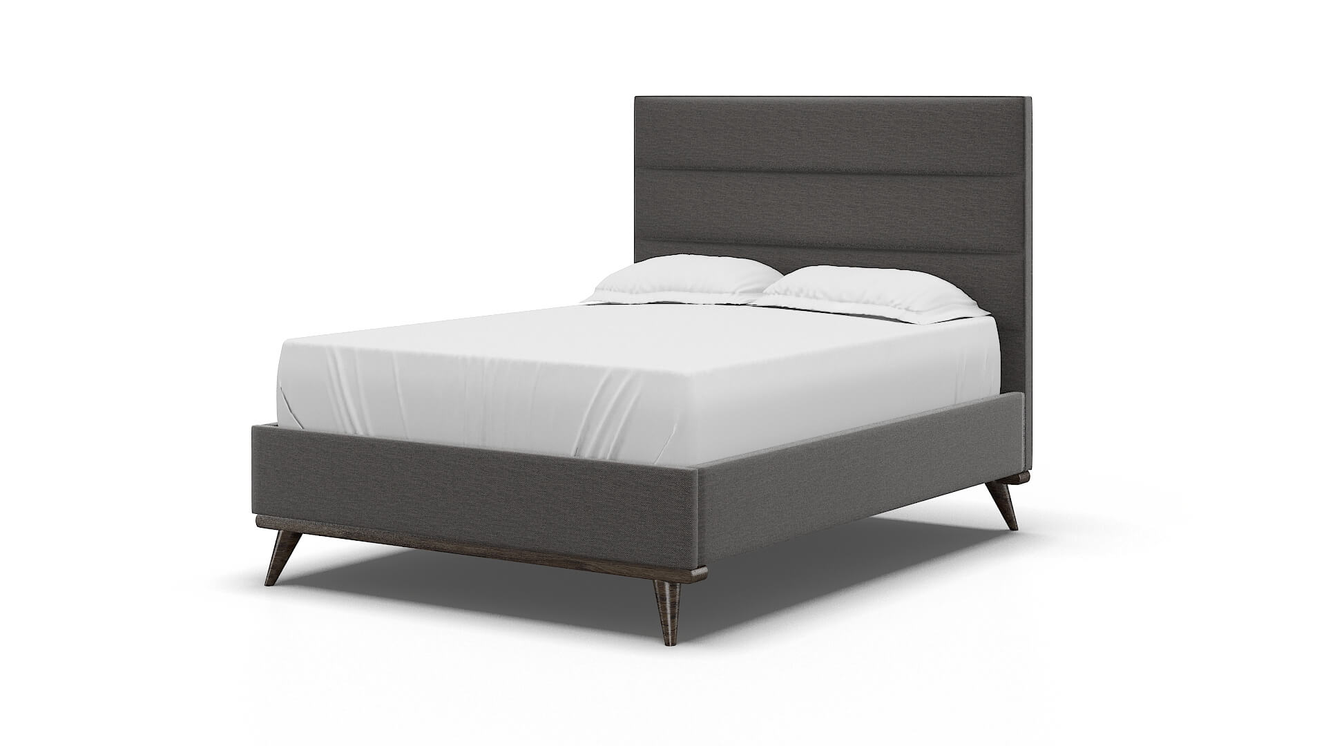 Isla Oscar Charcoal Bed espresso legs 5