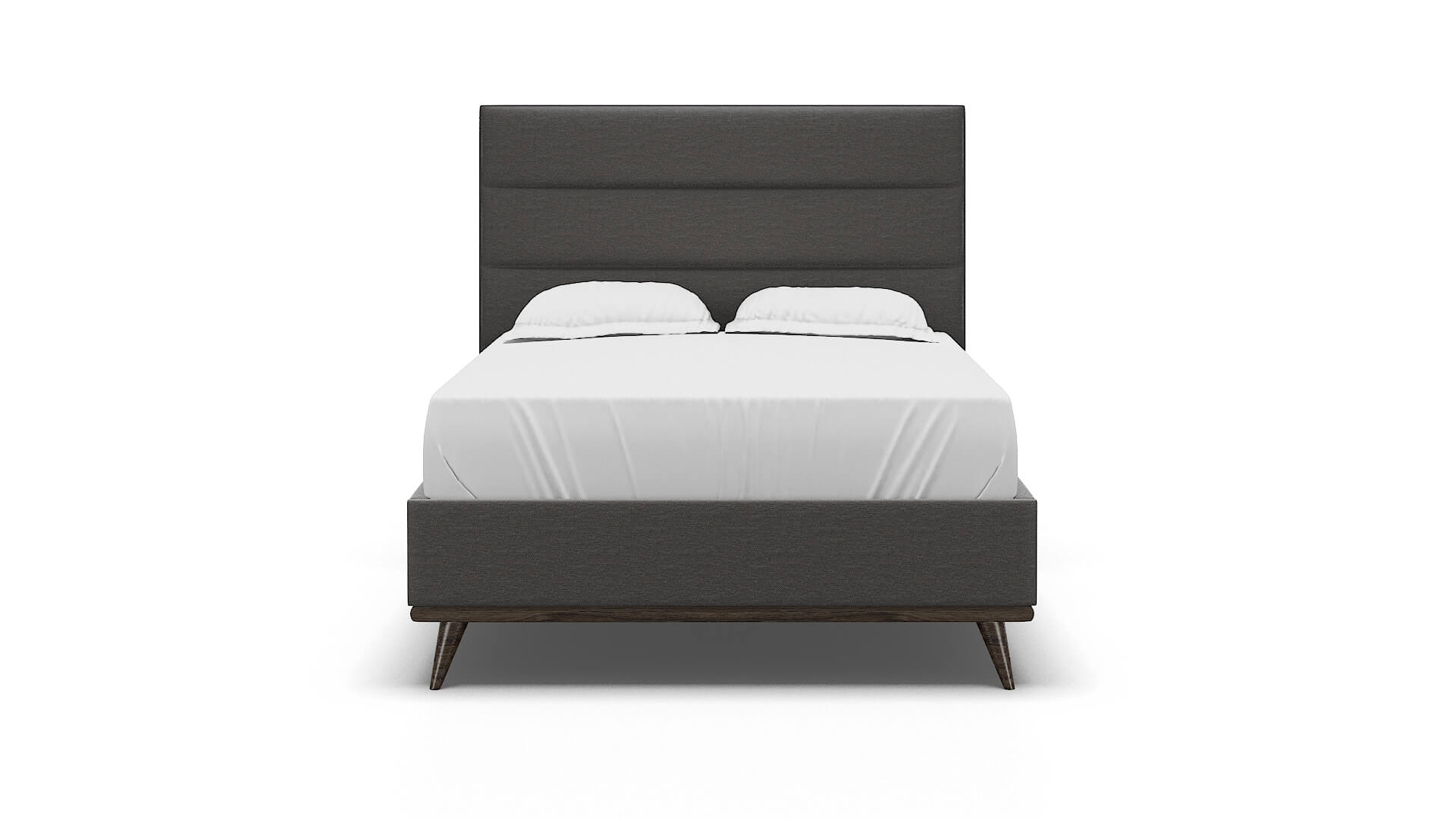 Isla Oscar Grey Bed espresso legs 1