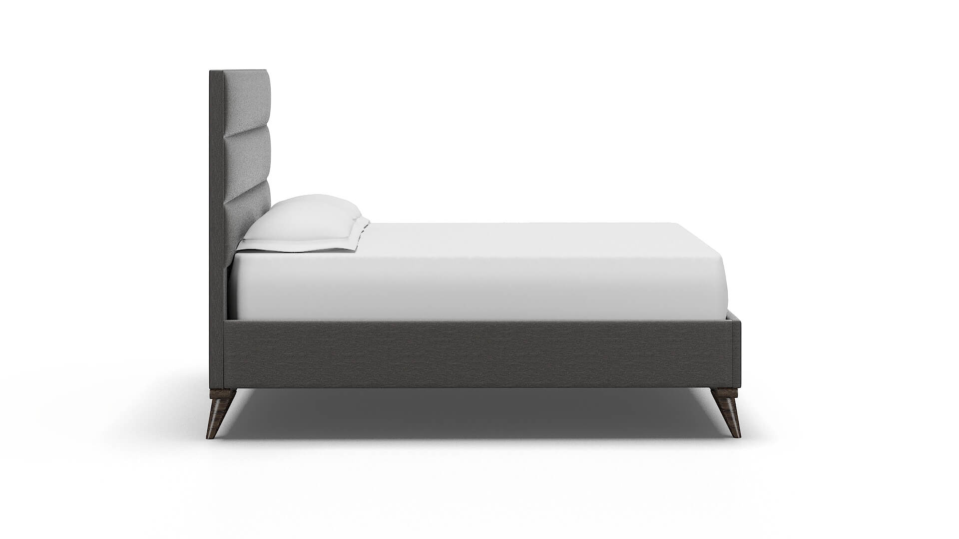 Isla Oscar Grey Bed espresso legs 3