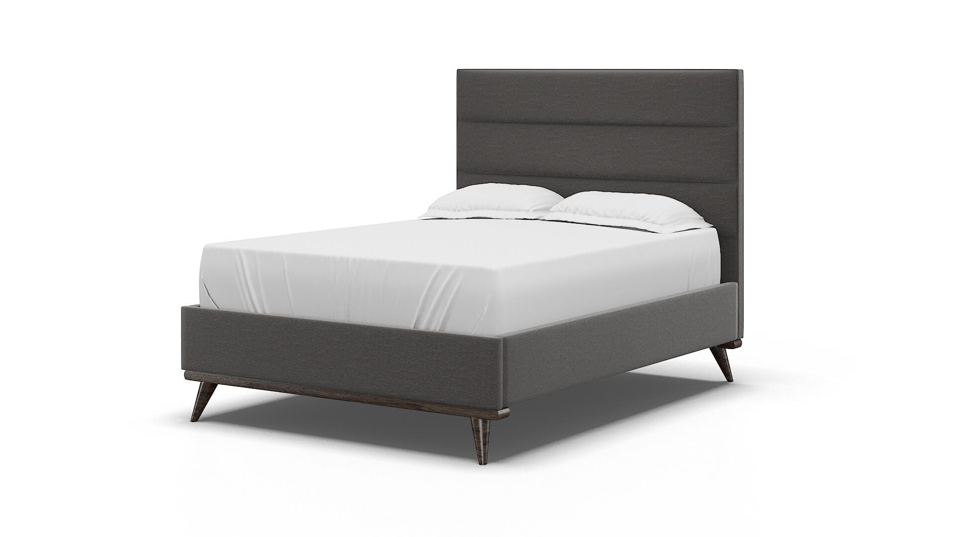 Isla Oscar Grey Bed espresso legs 5
