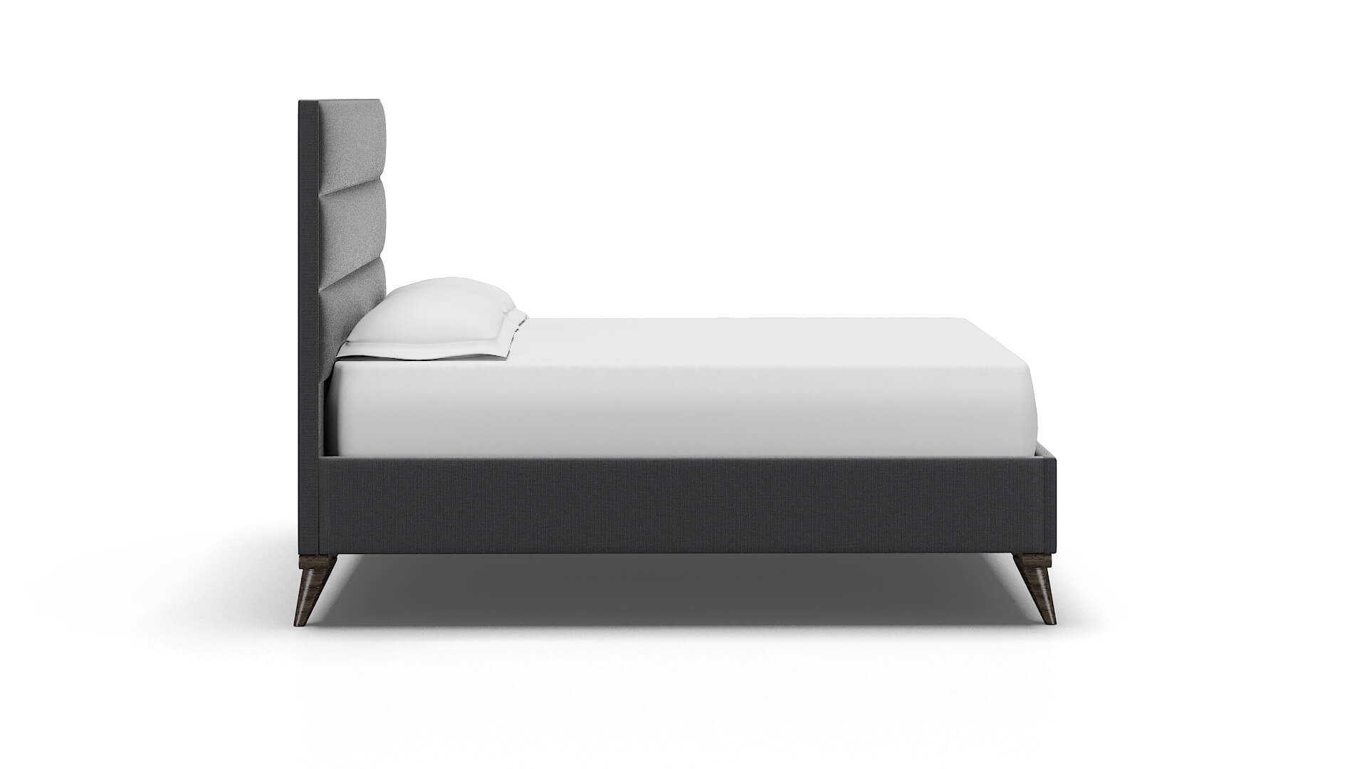 Isla Parker Charcoal Bed espresso legs 3