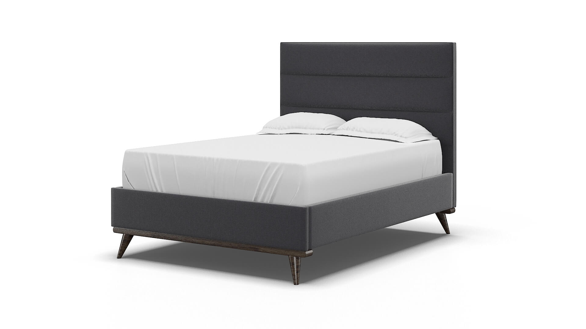 Isla Parker Charcoal Bed espresso legs 5