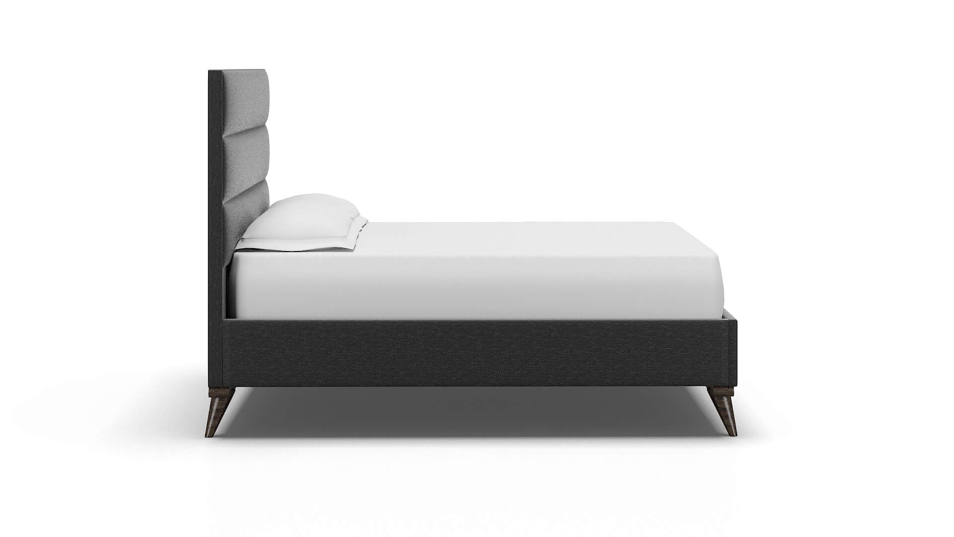 Isla Phoenix Charcoal Bed espresso legs 3