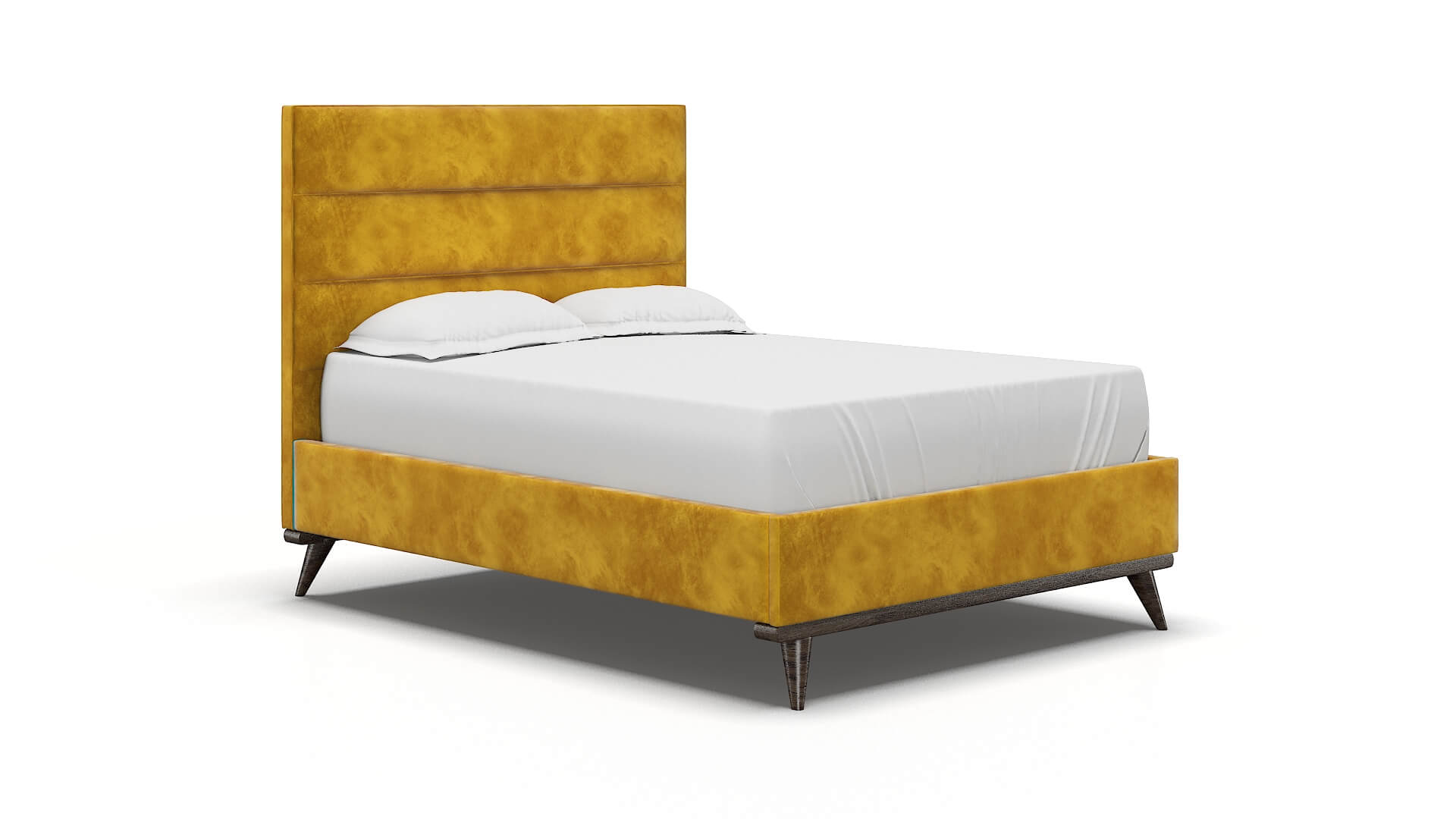 Isla Royale Marigold Bed espresso legs 2