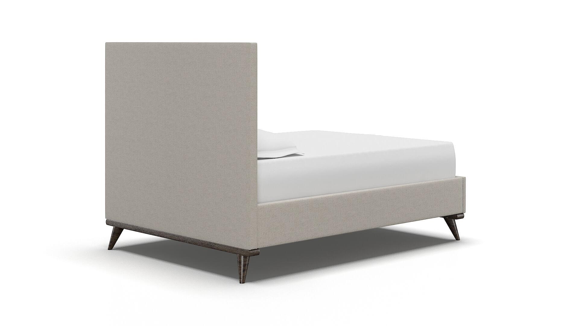 Isla Sasha Linen Bed espresso legs 4