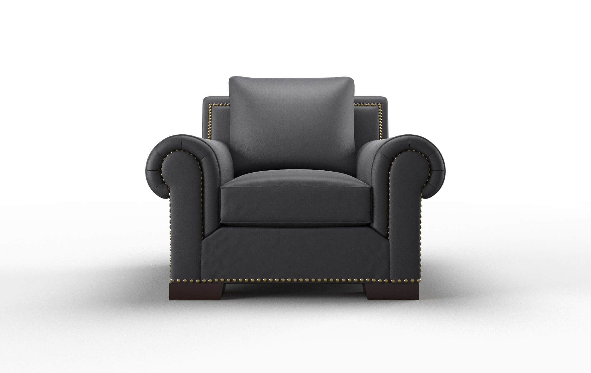 James Atlas_plz Navy Chair espresso legs 1