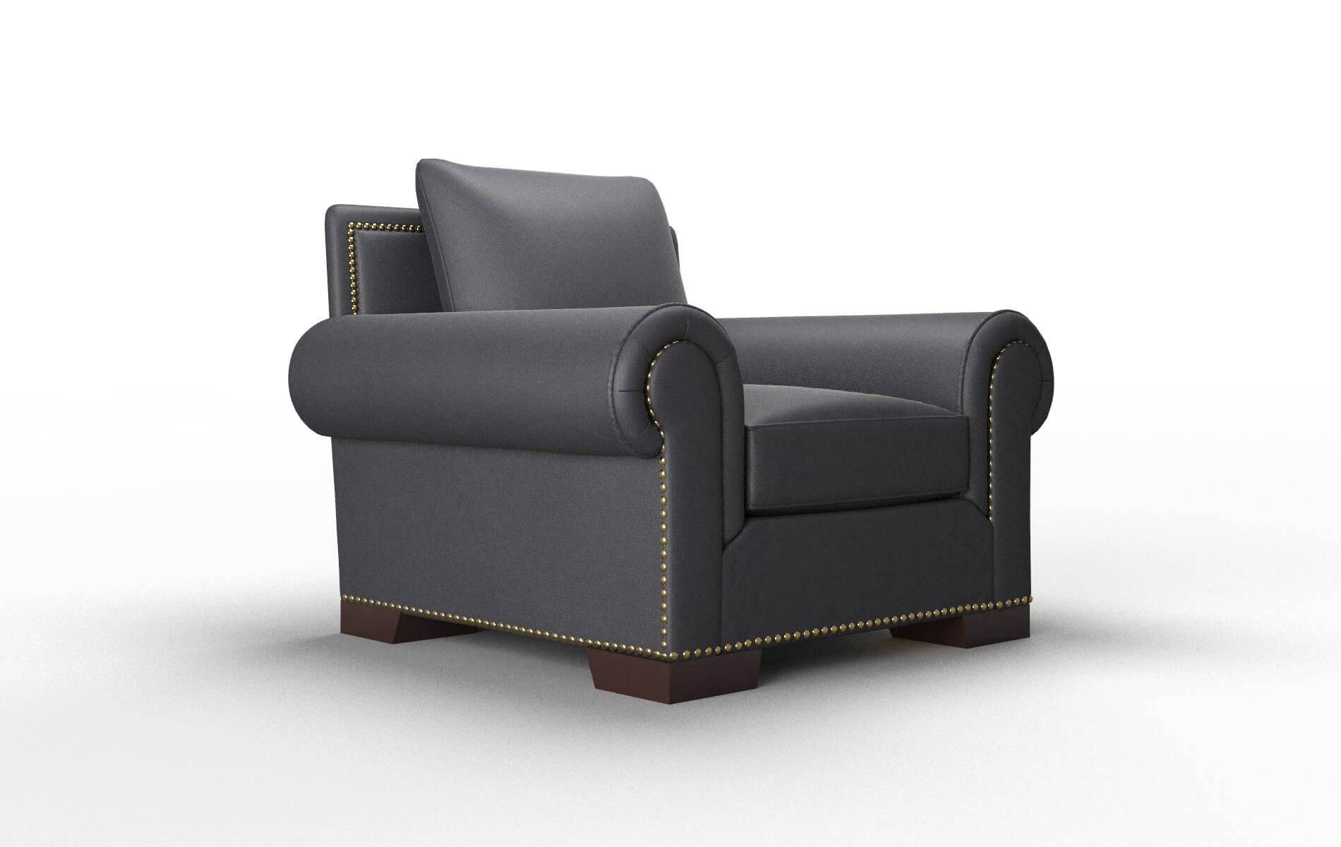 James Atlas_plz Navy Chair espresso legs 2