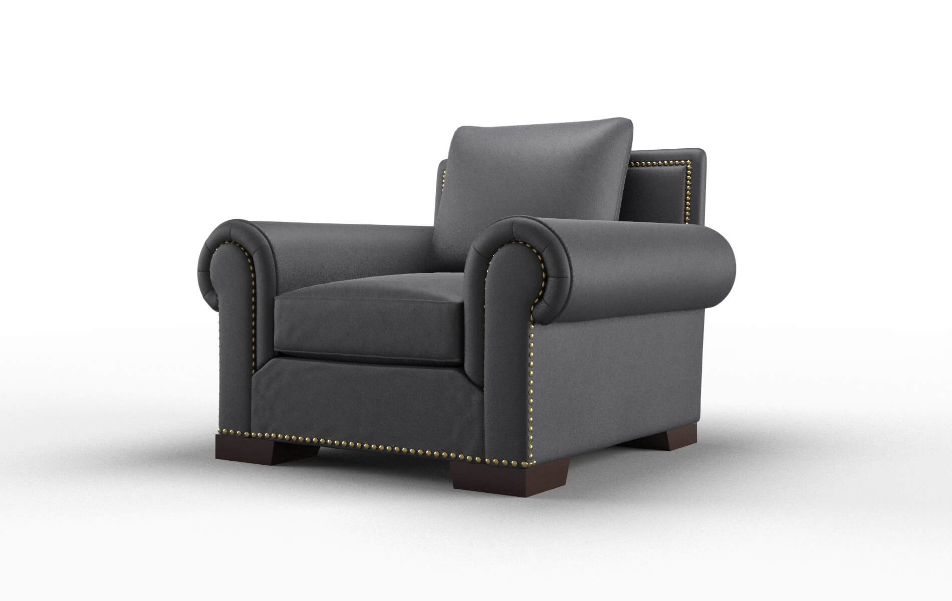 James Atlas_plz Navy Chair espresso legs 4