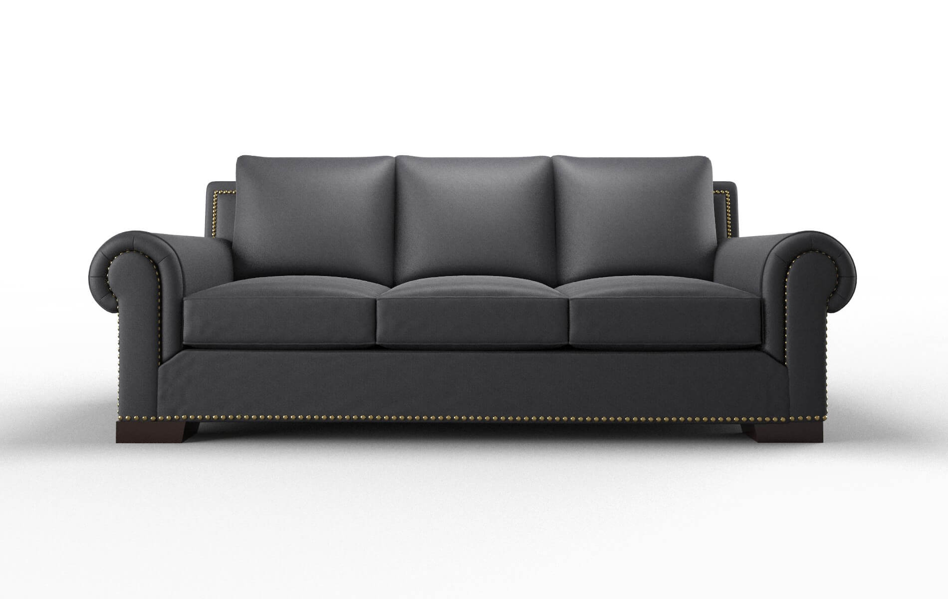 James Atlas_plz Navy Sofa espresso legs 1