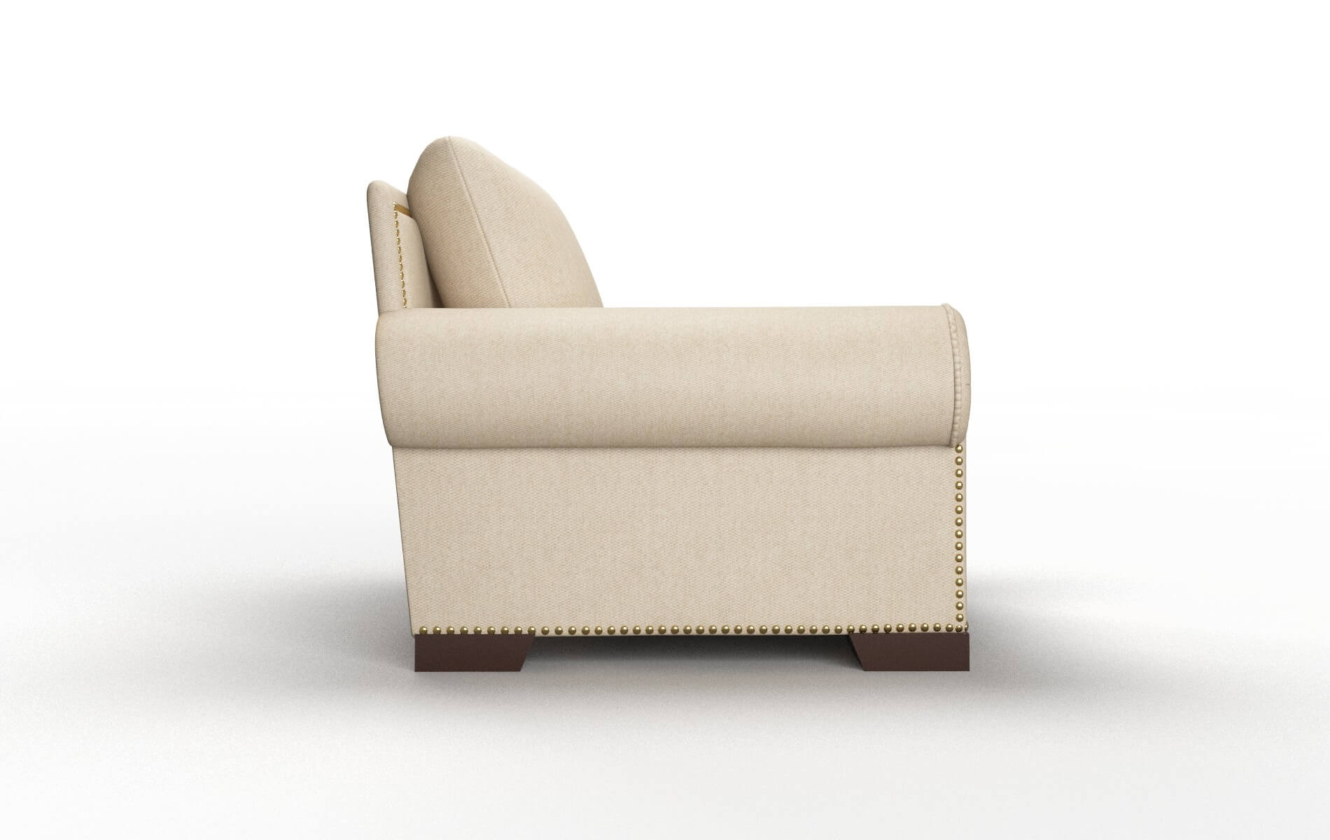 James Avenger Burlap Chair espresso legs 3