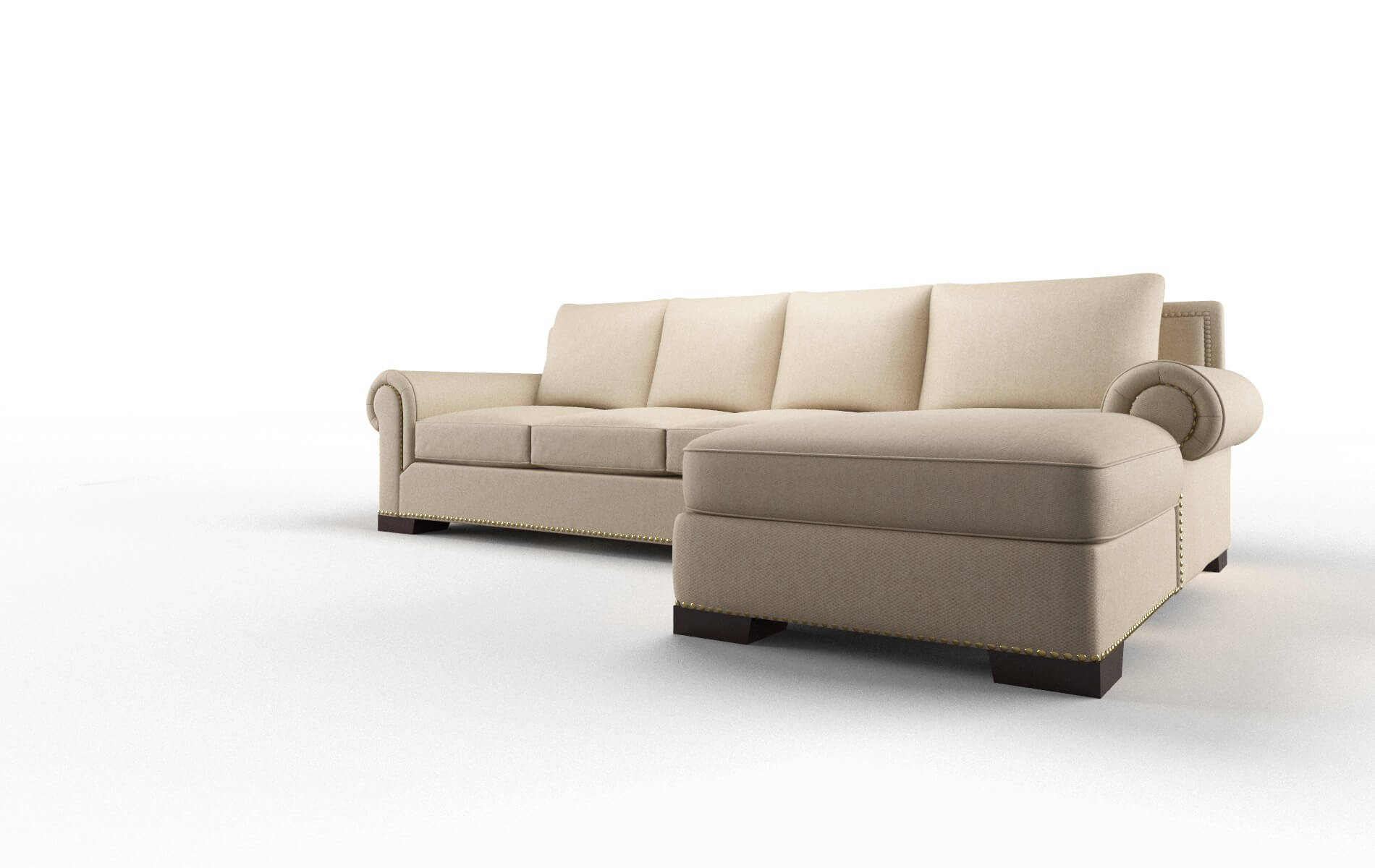 James Avenger Burlap Panel espresso legs 4