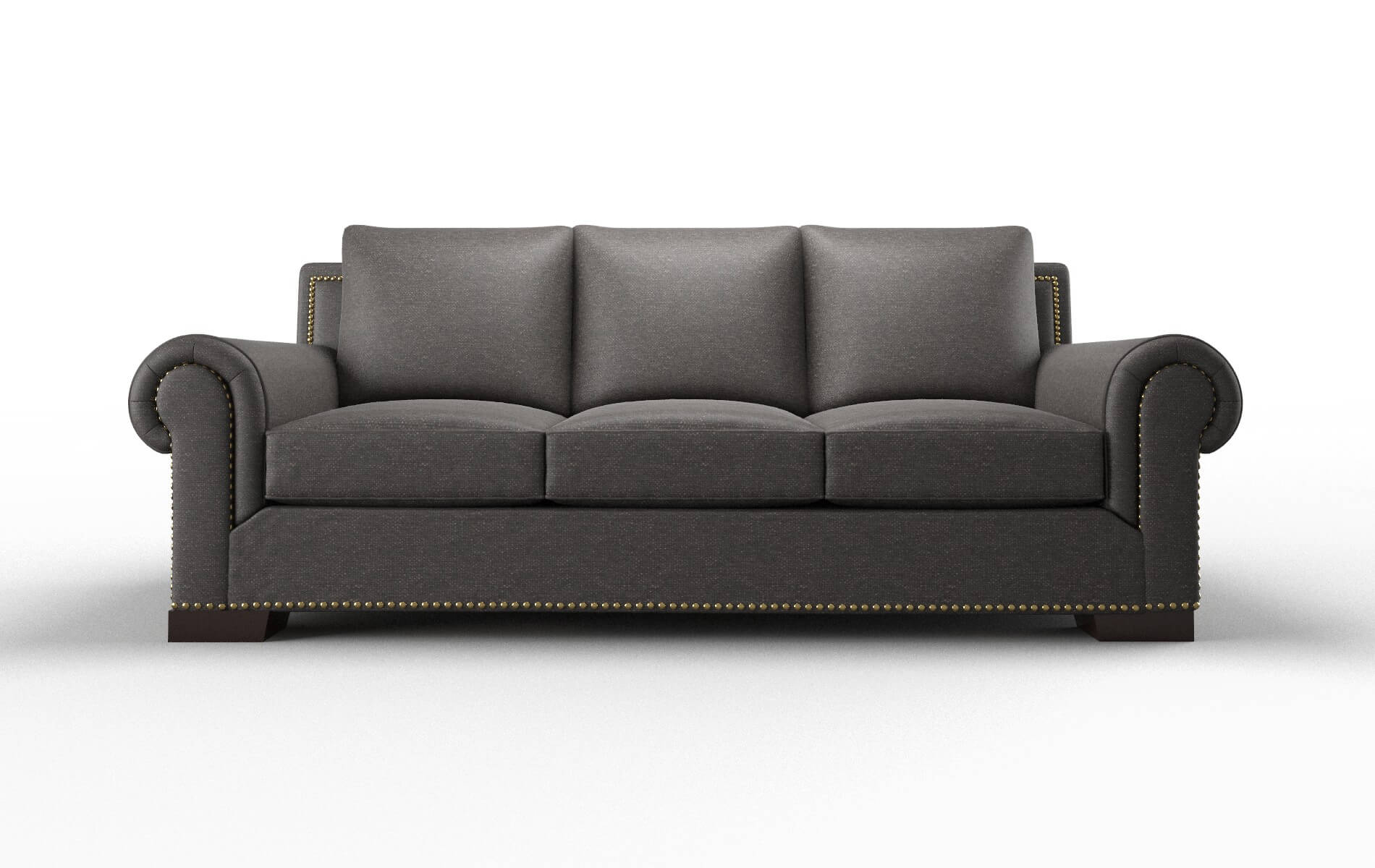 James Avenger Denim Sofa espresso legs 1