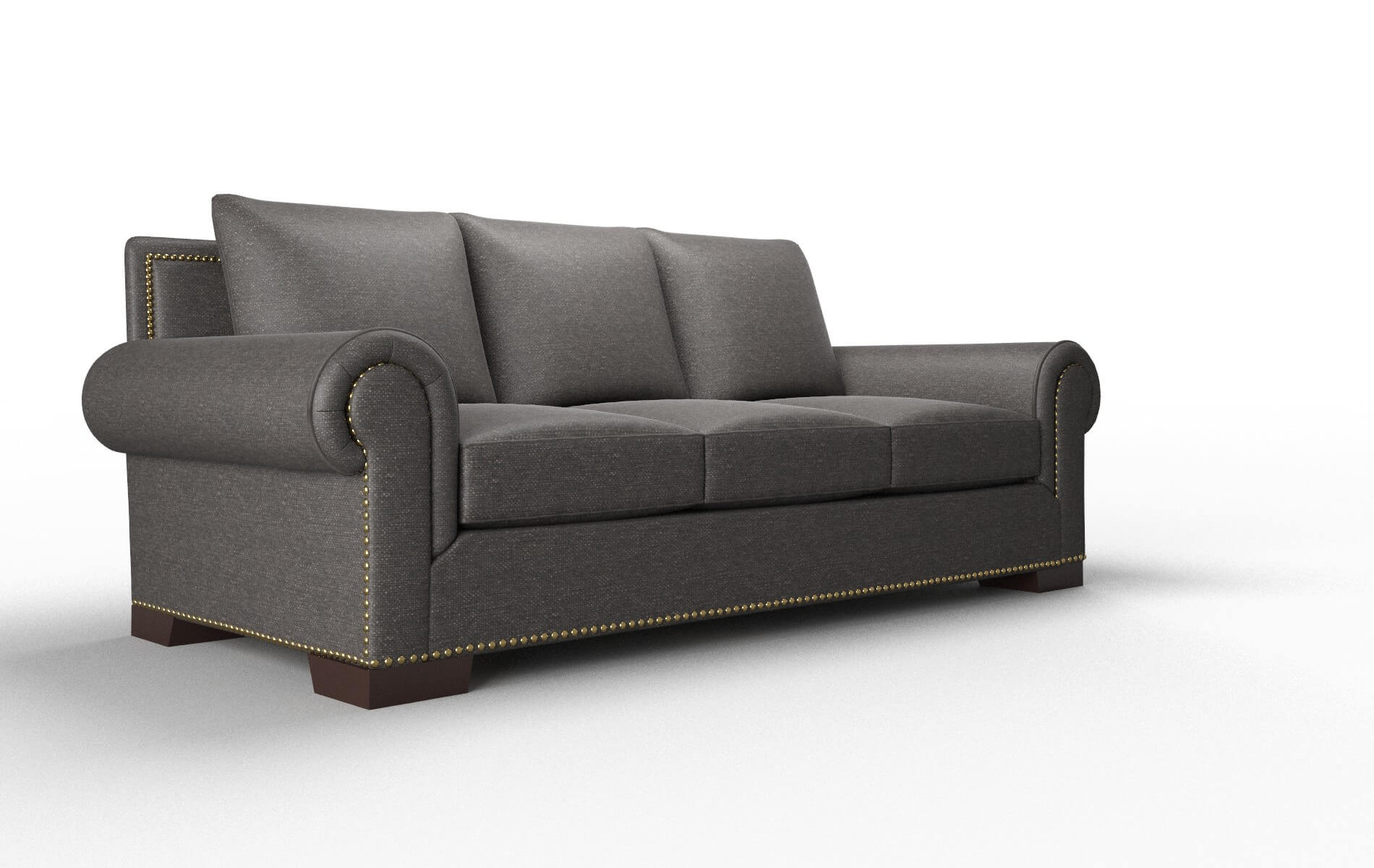 James Avenger Denim Sofa espresso legs 2
