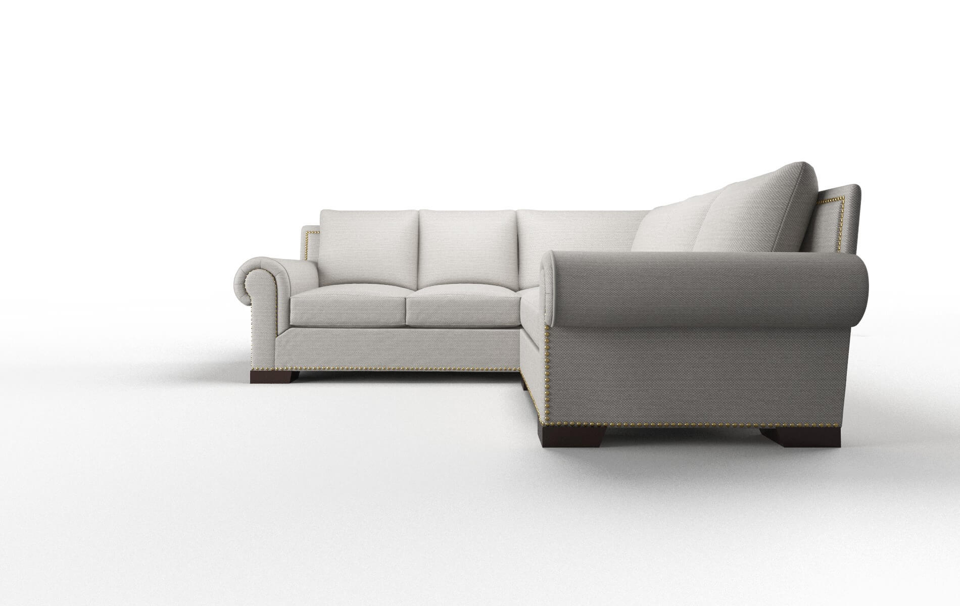 James Avenger Dolphin Sectional espresso legs 5