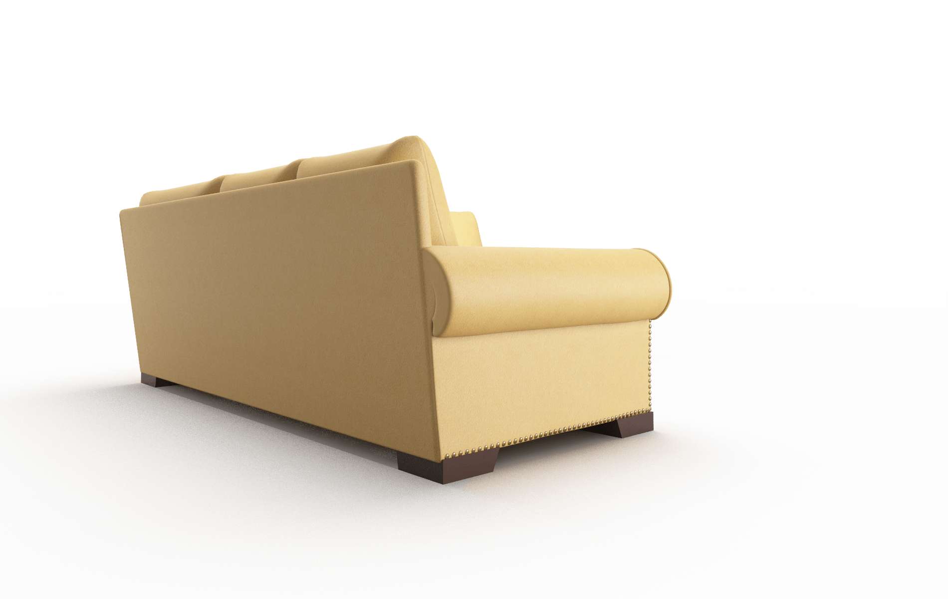 James Bella Amber Sectional espresso legs 3