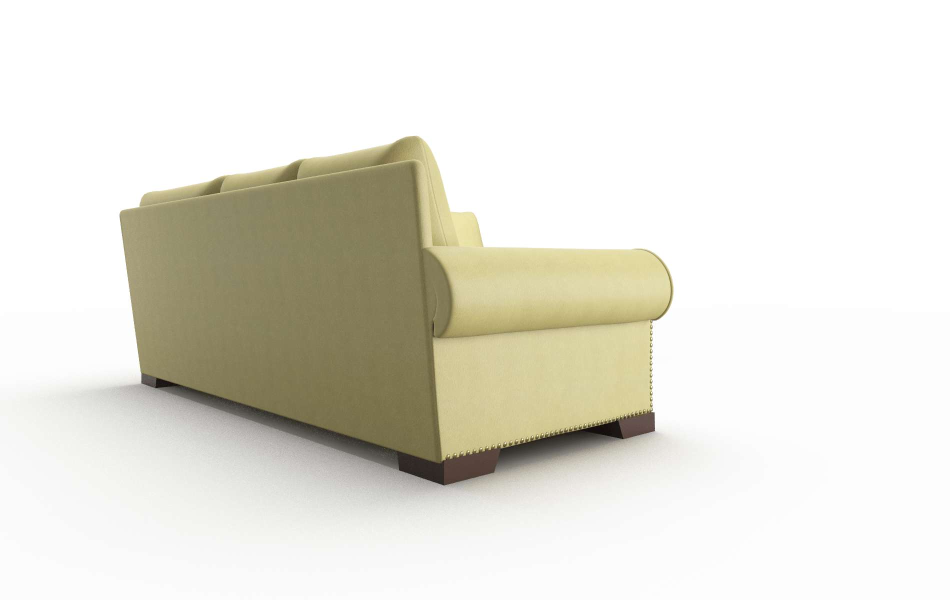 James Bella Apple Sectional espresso legs 3