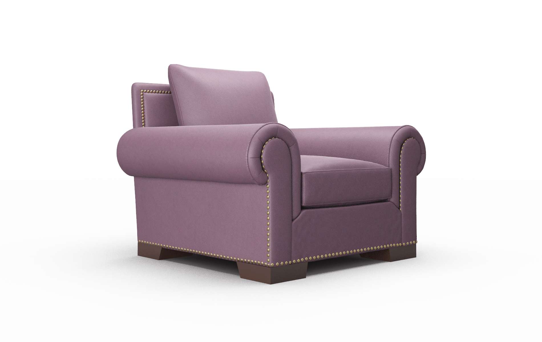 James Bella Aubergine Chair espresso legs 2