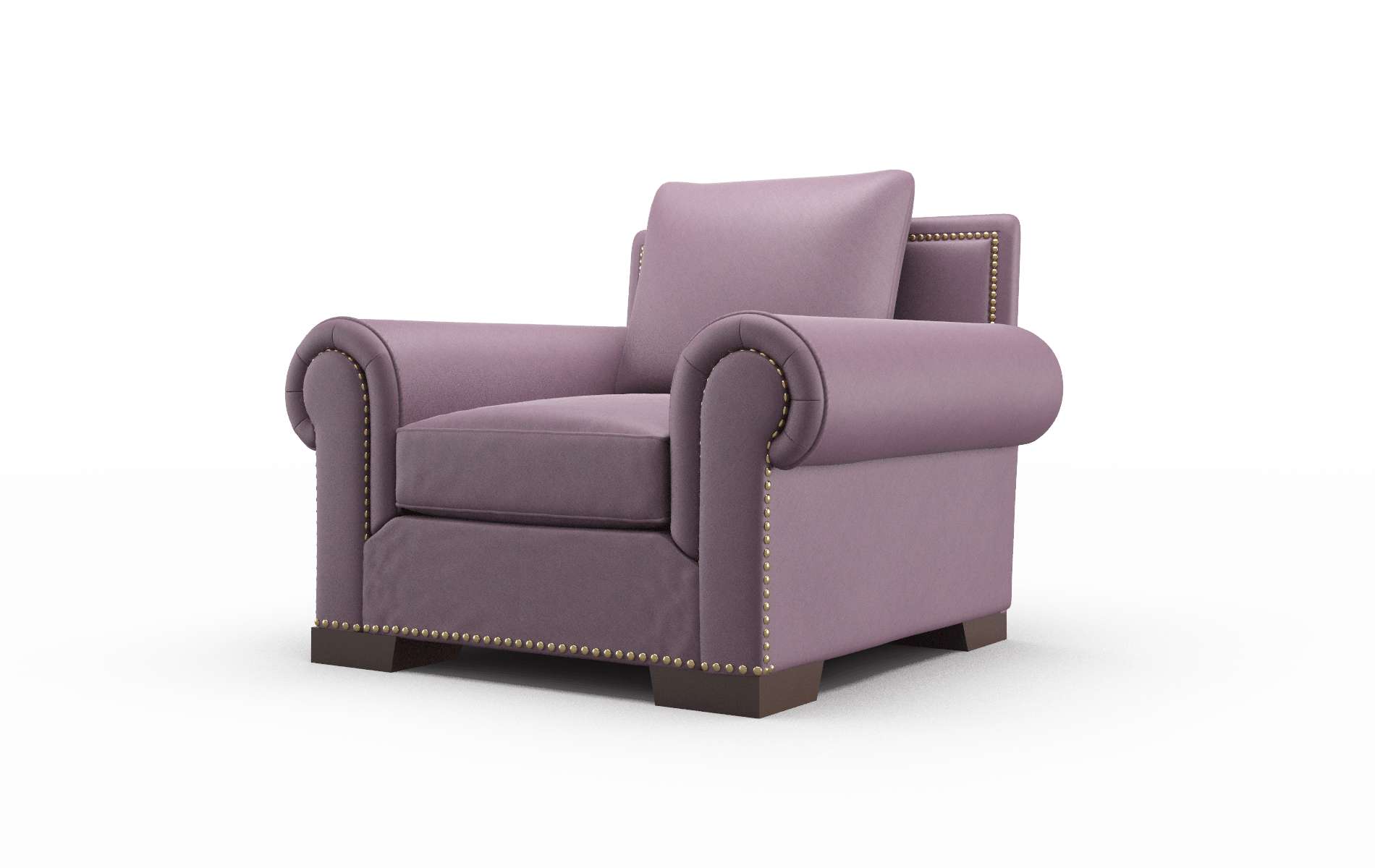 James Bella Aubergine Chair espresso legs 4
