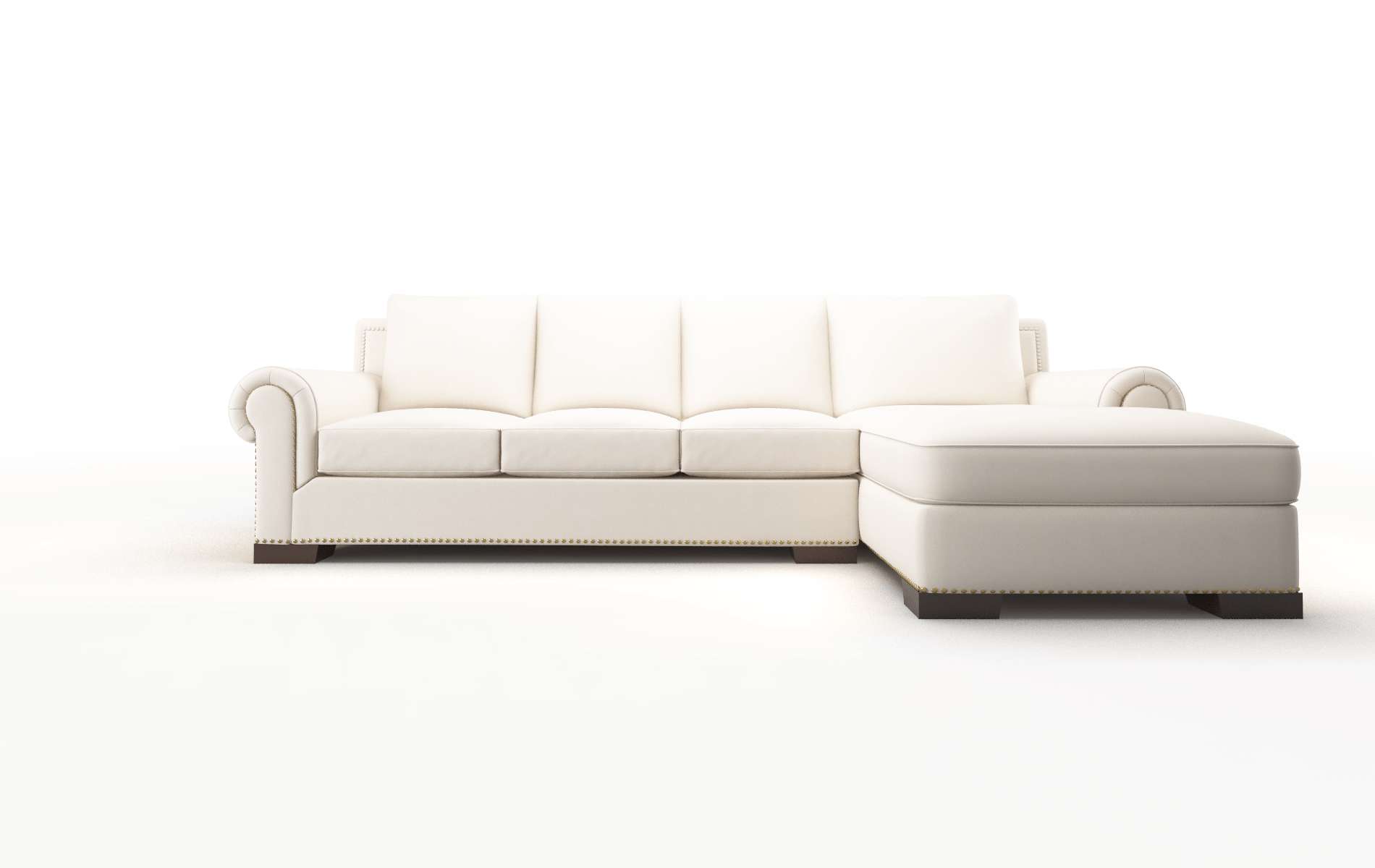 James Blanche milky Panel Espresso Legs  1