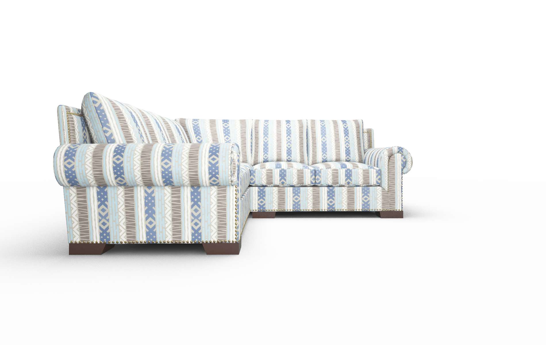 James Bodhi Indigo Sectional espresso legs 2