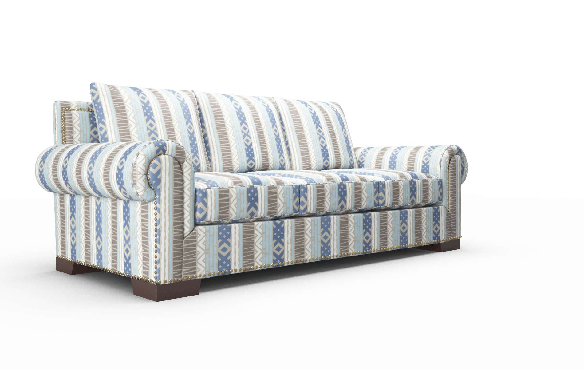 James Bodhi Indigo Sofa espresso legs 2