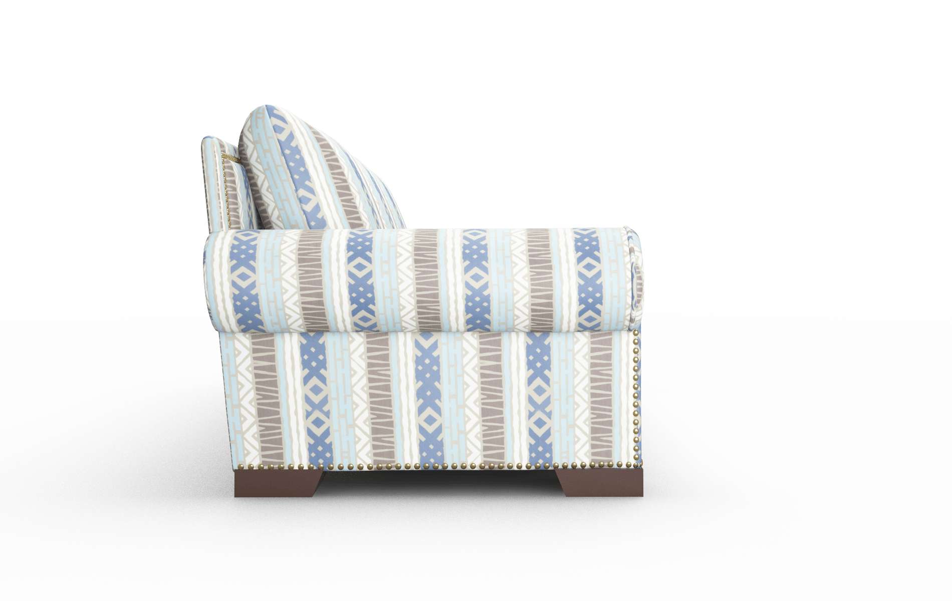James Bodhi Indigo Sofa espresso legs 3