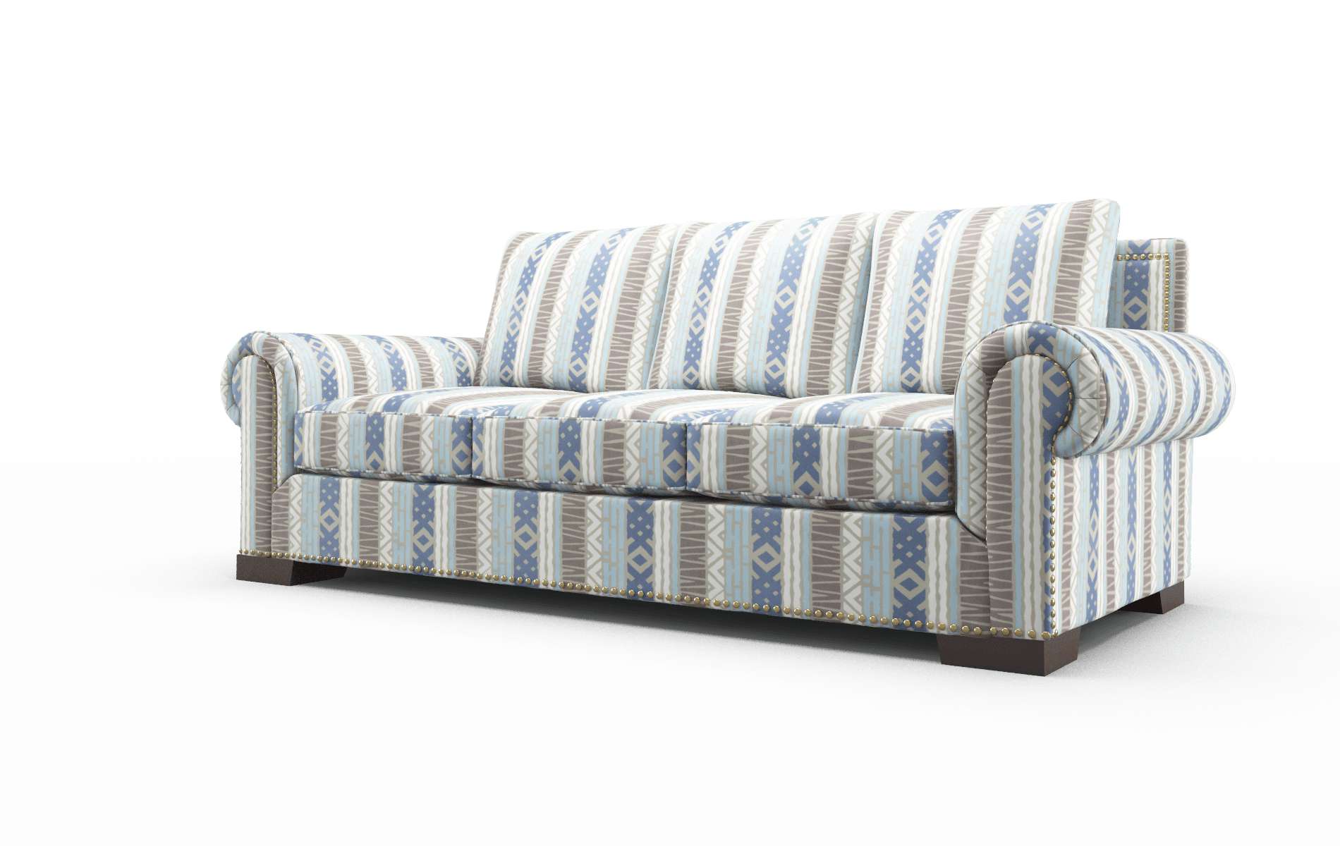 James Bodhi Indigo Sofa espresso legs 4