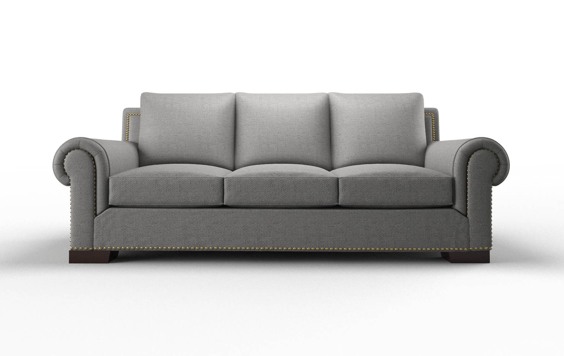 James Catalina Steel Sofa espresso legs 1