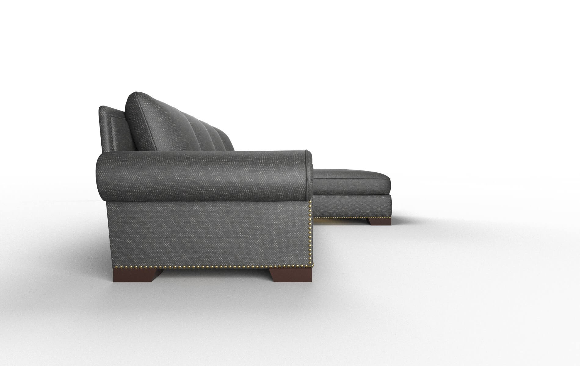 James Chance Denim Panel espresso legs 3