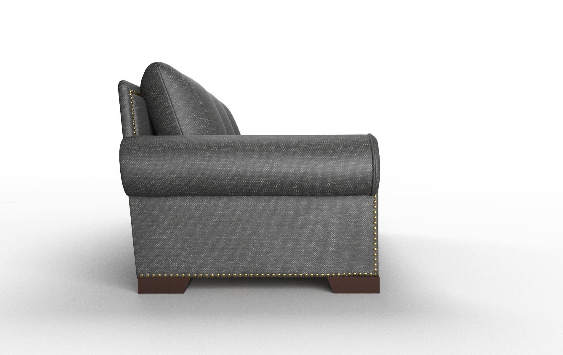 James Chance Denim Sofa espresso legs 3