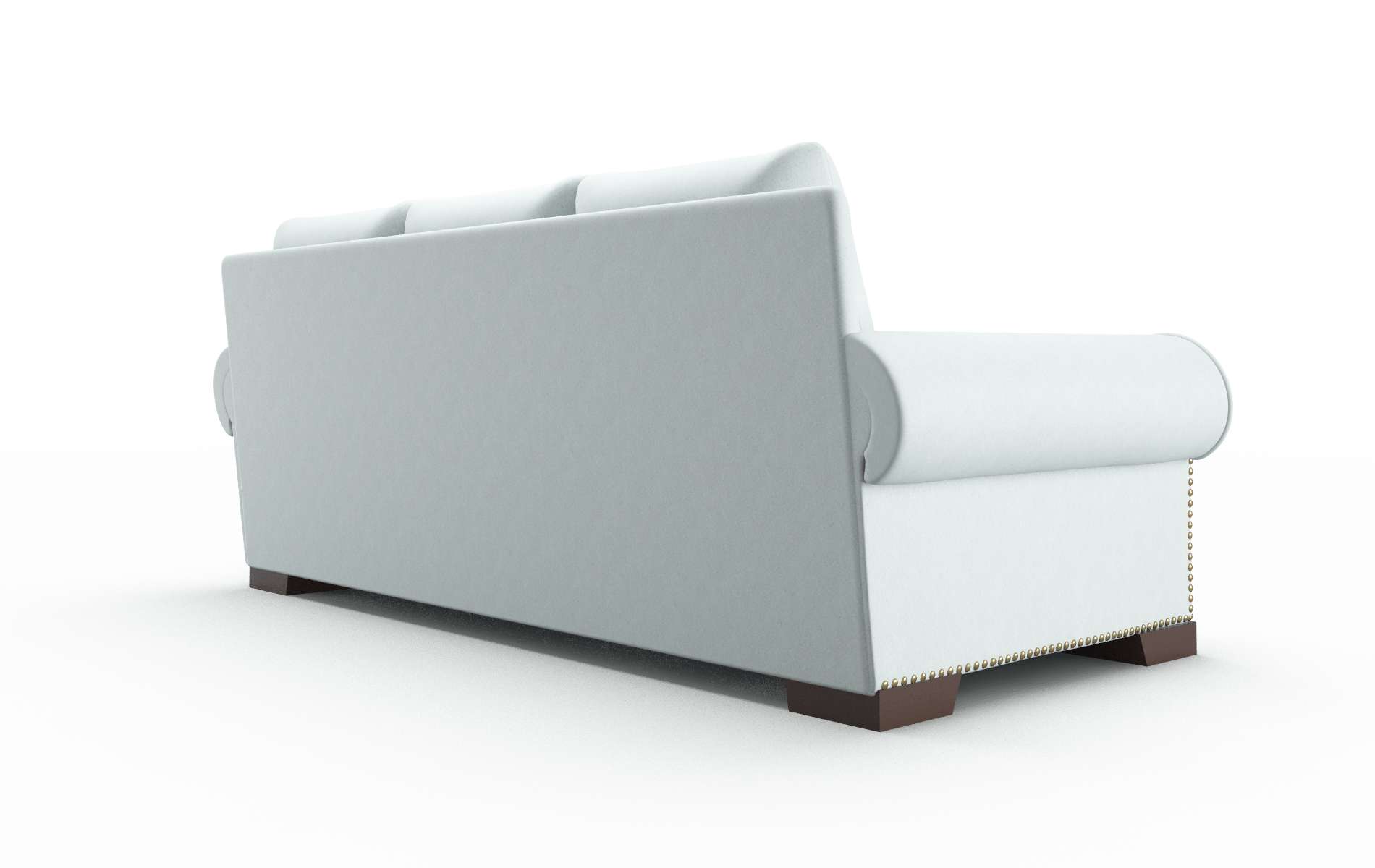 James Clyde Cornflower Sofa espresso legs 5