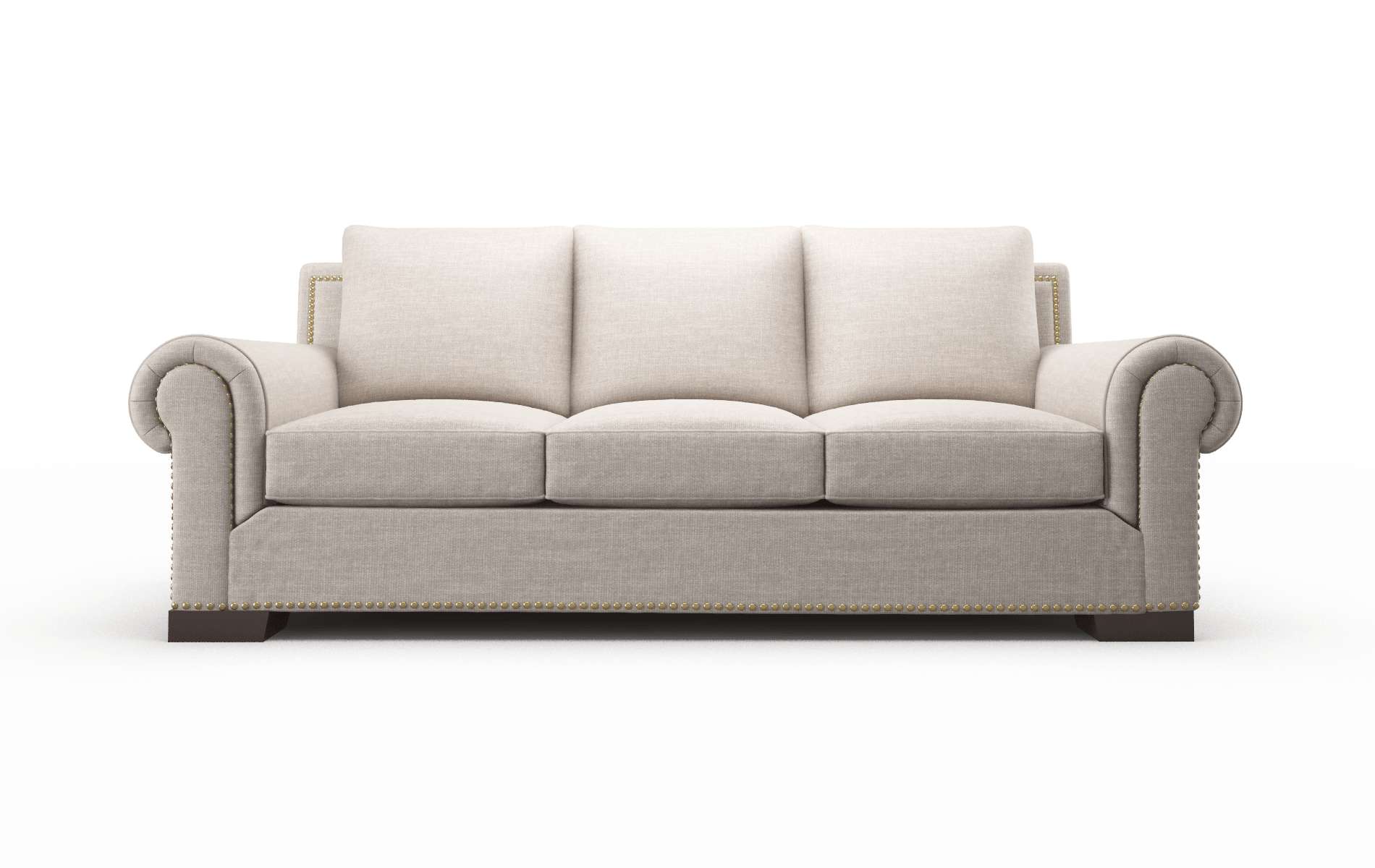 James Clyde Dolphin Sofa espresso legs 1