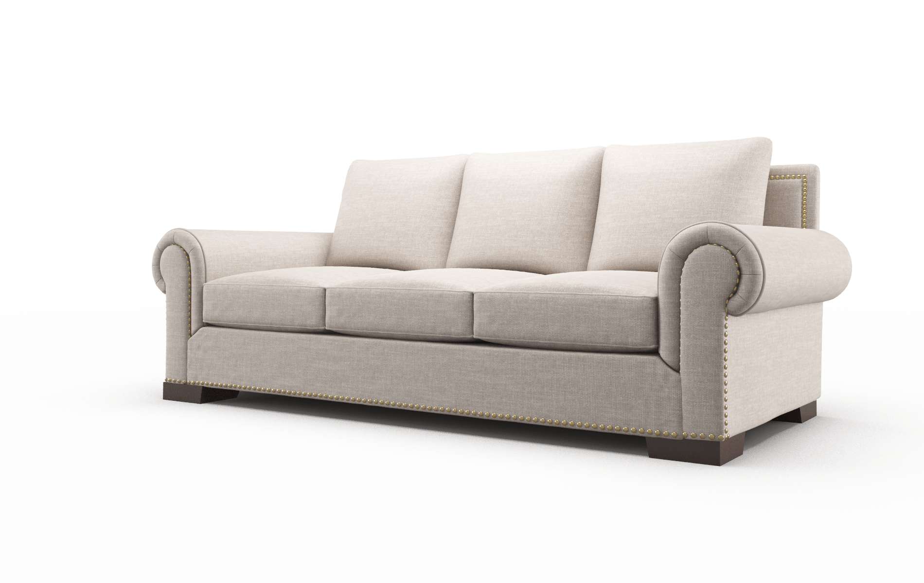James Clyde Dolphin Sofa espresso legs 4
