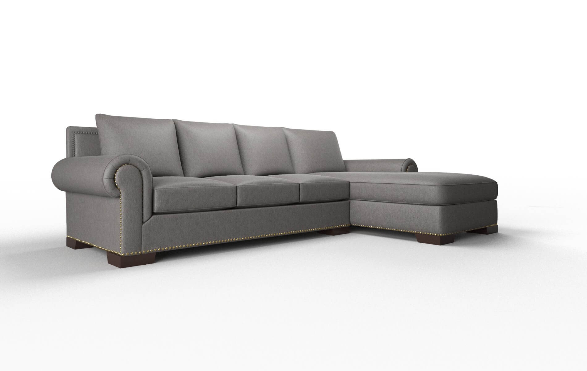 James Cosmo Charcoal Panel espresso legs 2