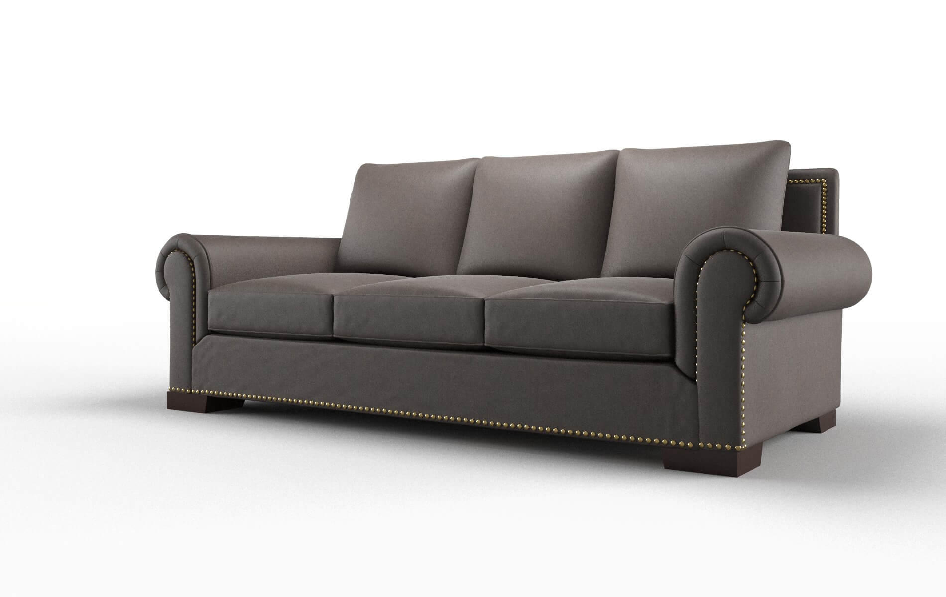 James Cosmo Chocolate Sofa espresso legs 4