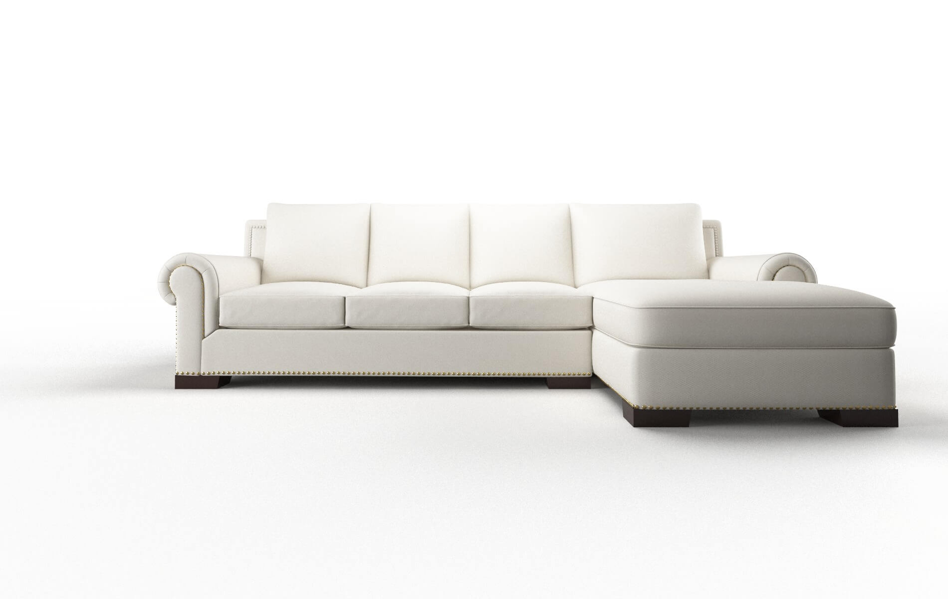 James Cosmo ivory Panel Espresso Legs  1