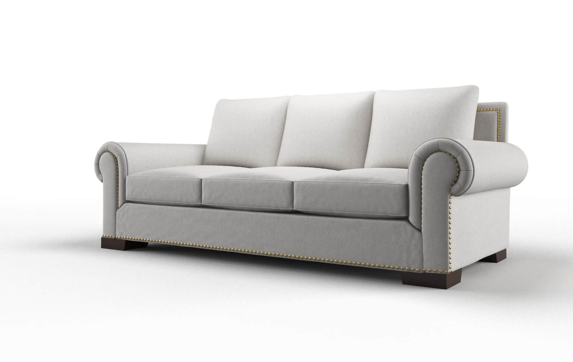 James Cosmo Silver Sofa espresso legs 4