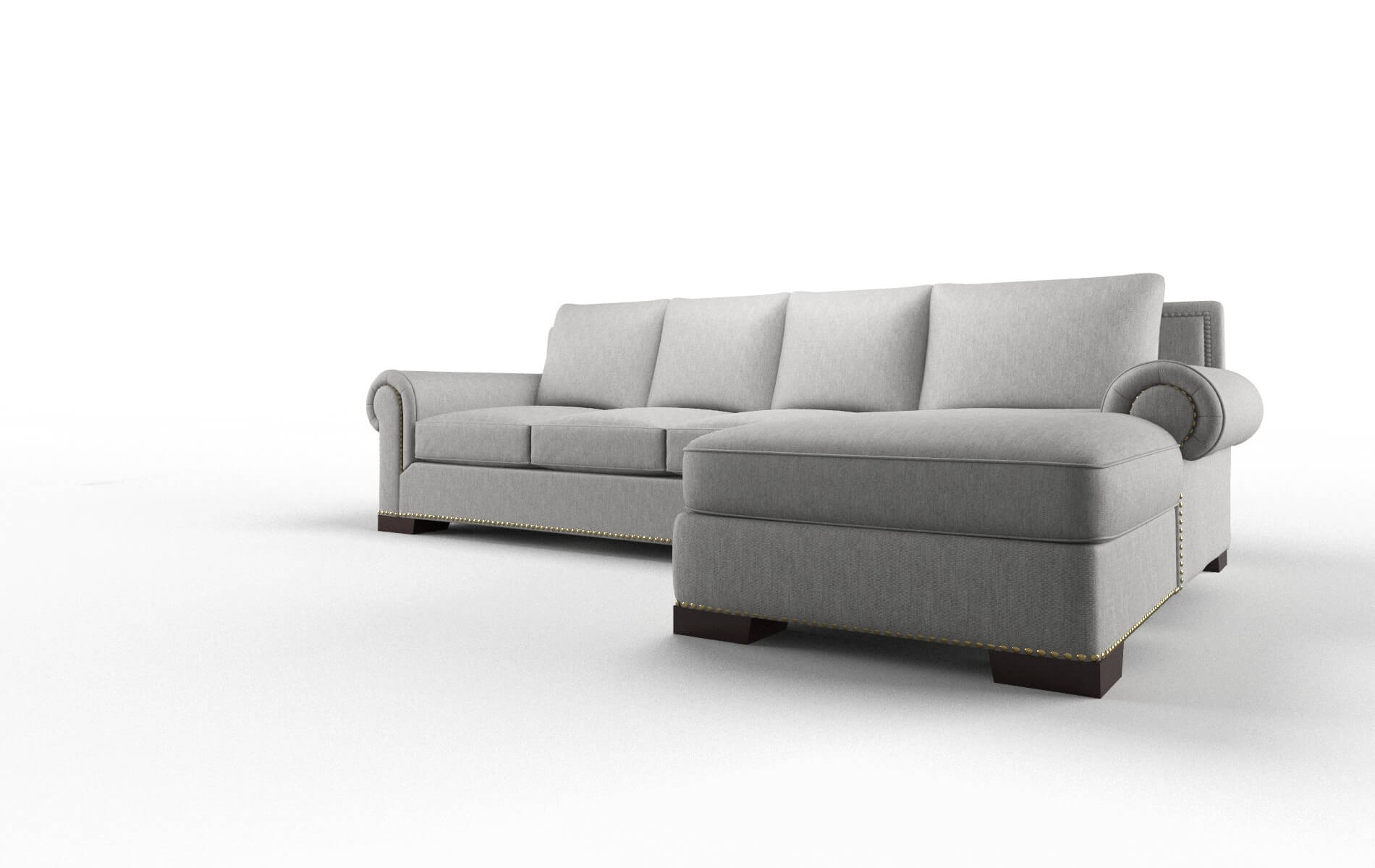 James Cosmo Steel Panel espresso legs 4